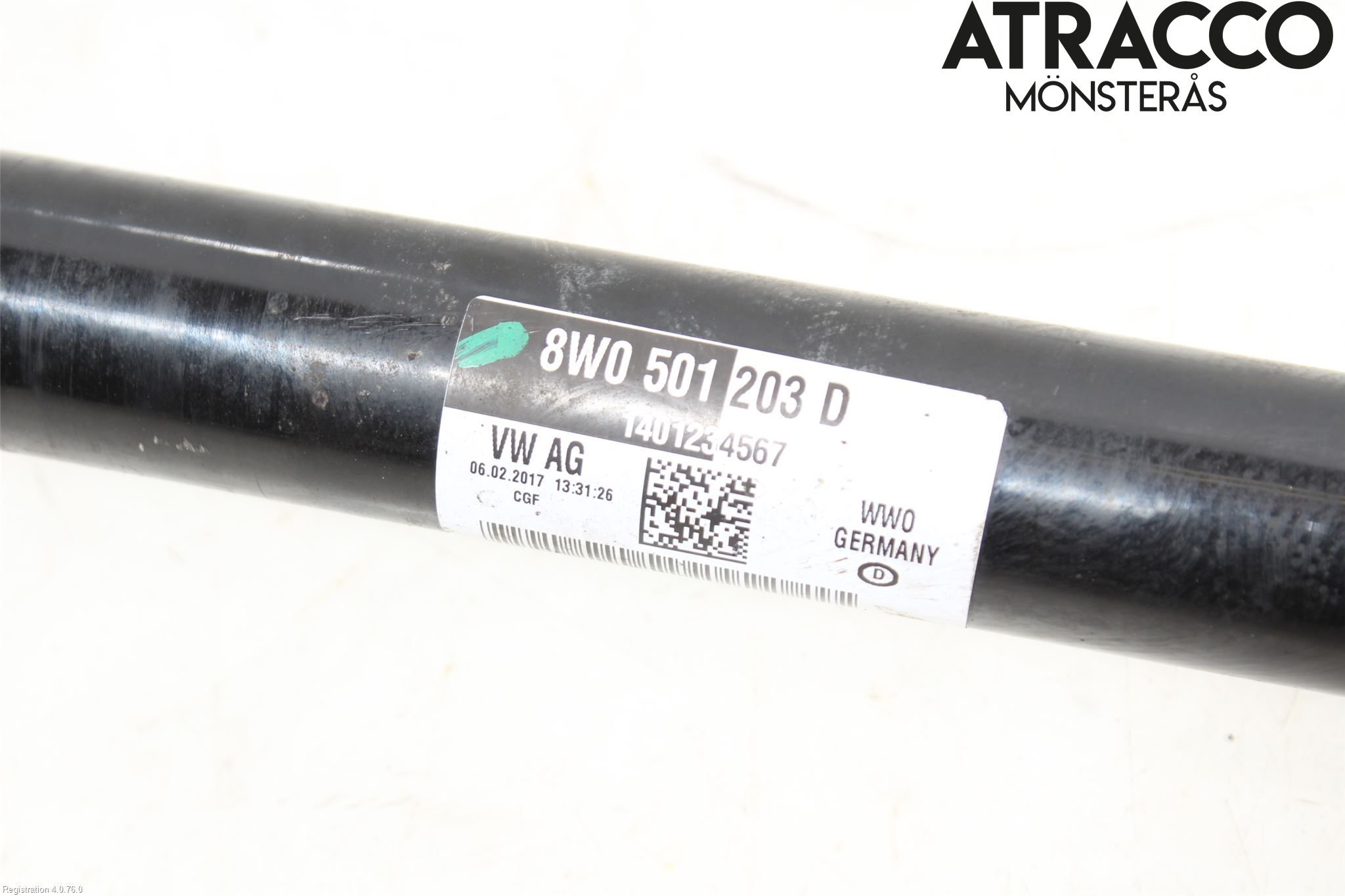 Audi A5 17- Drivaxel Bak Vänster