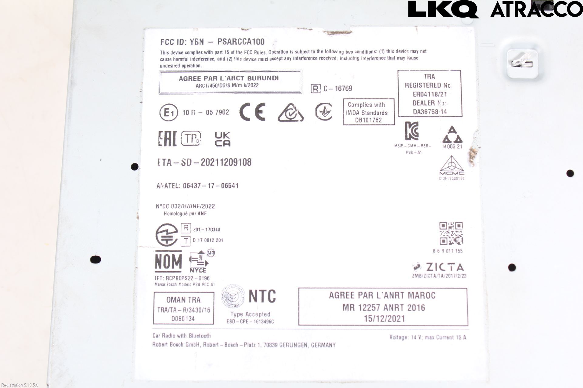 Opel CORSA F, CORSA-E 20- Cd Radio - Multimediapanel