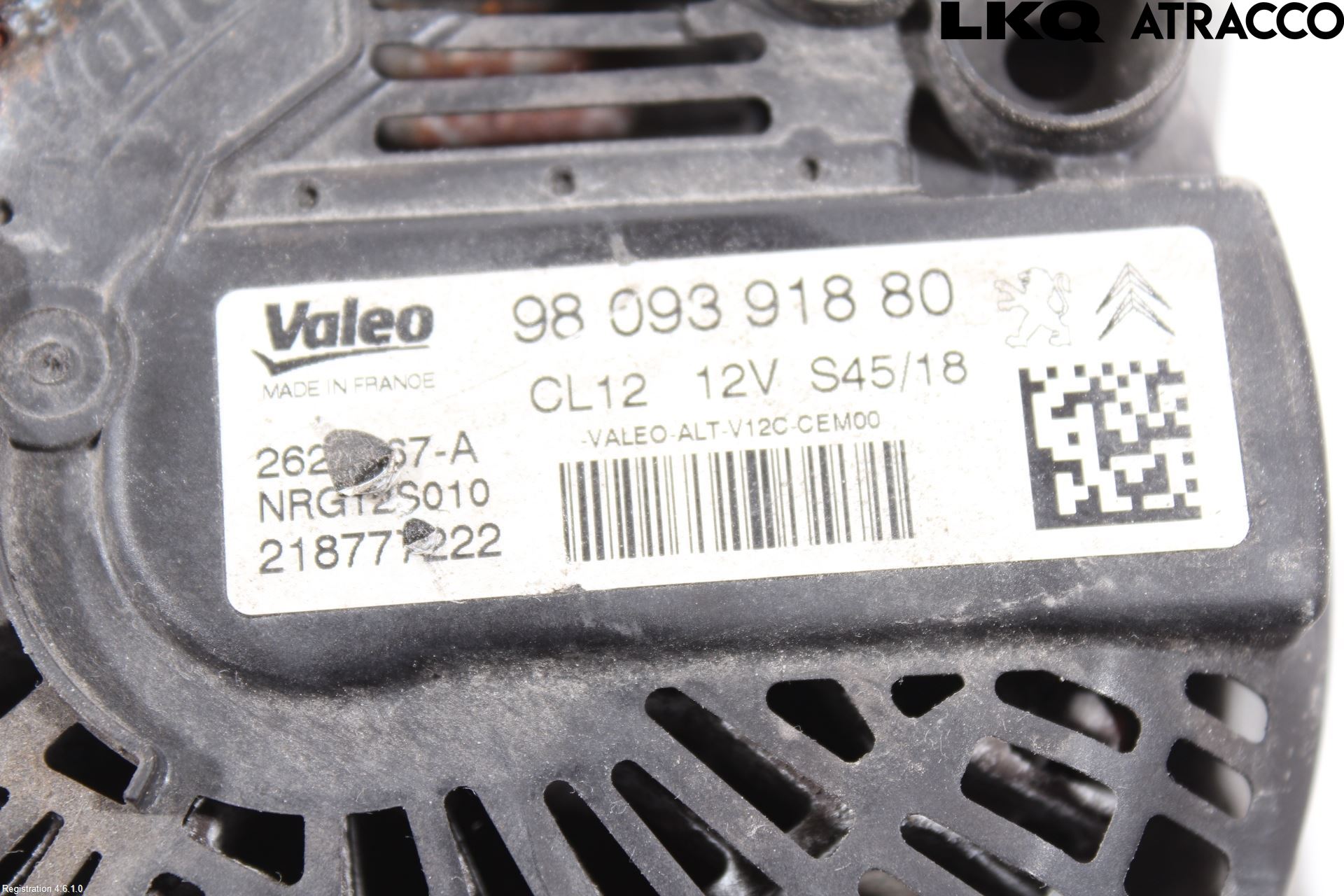 Peugeot PEUGOT 208 16-19 Generator