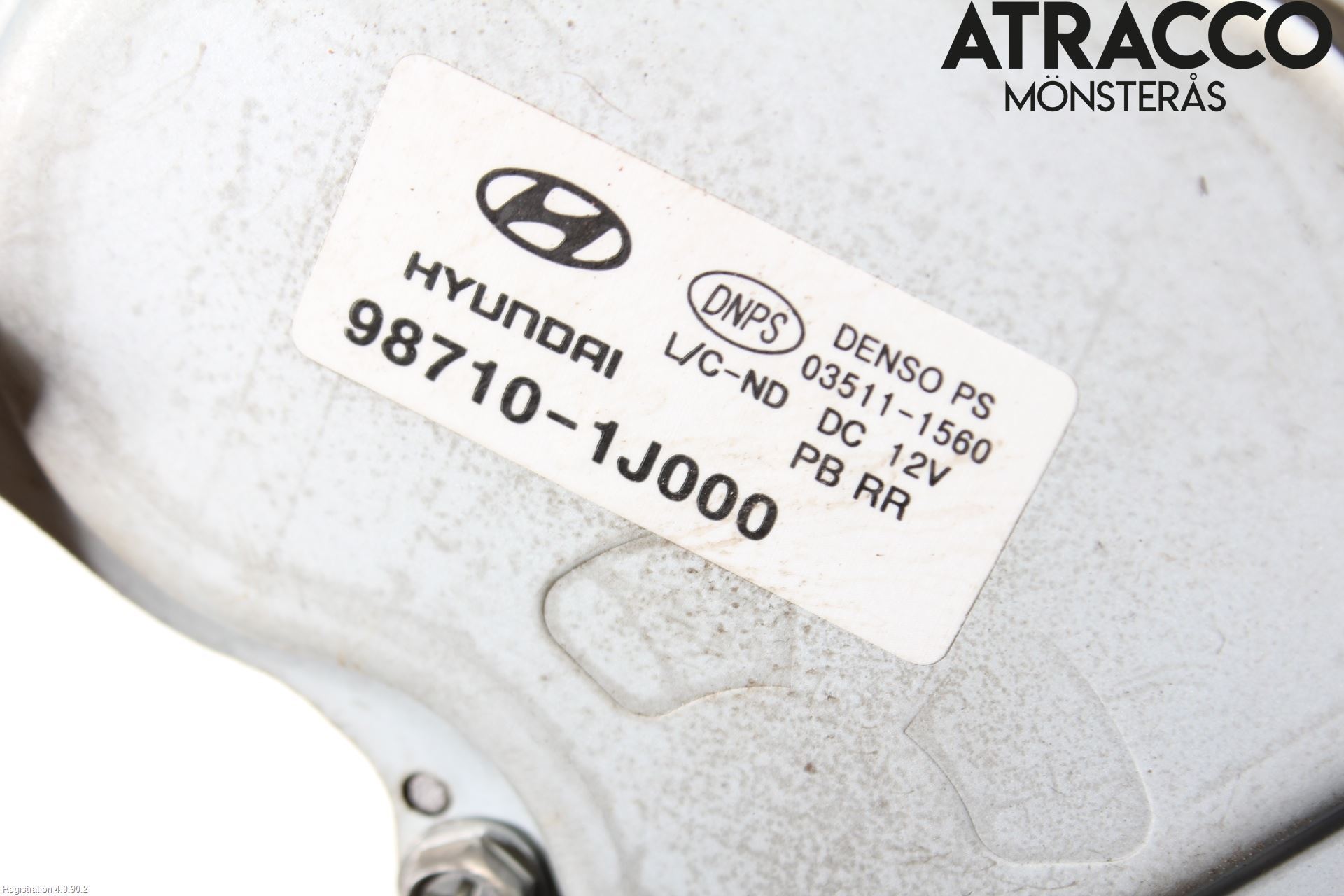 Hyundai i20 PB 09-14 Torkarmotor Baklucka