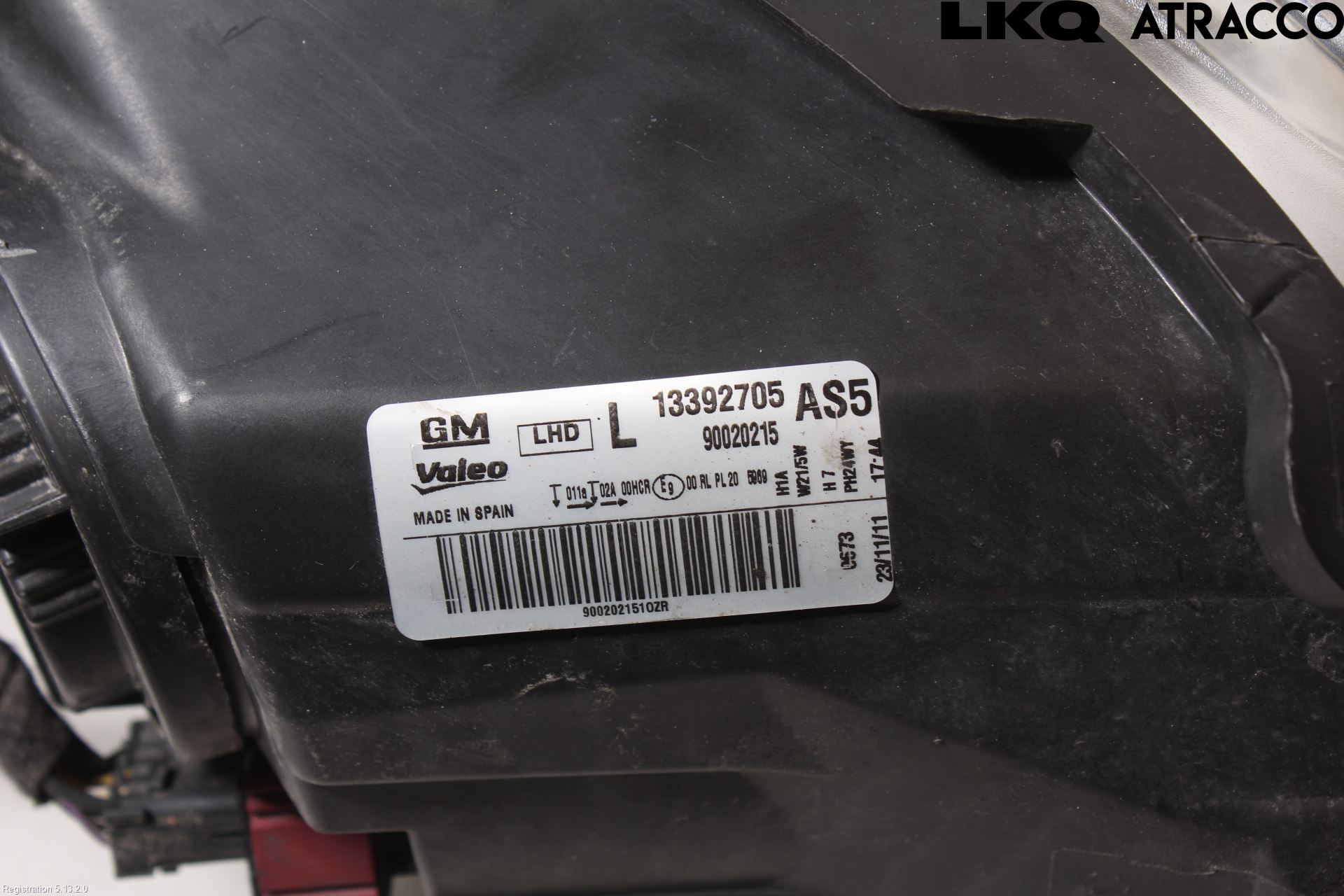 Opel CORSA D 07-14 Strålkastare Vänster