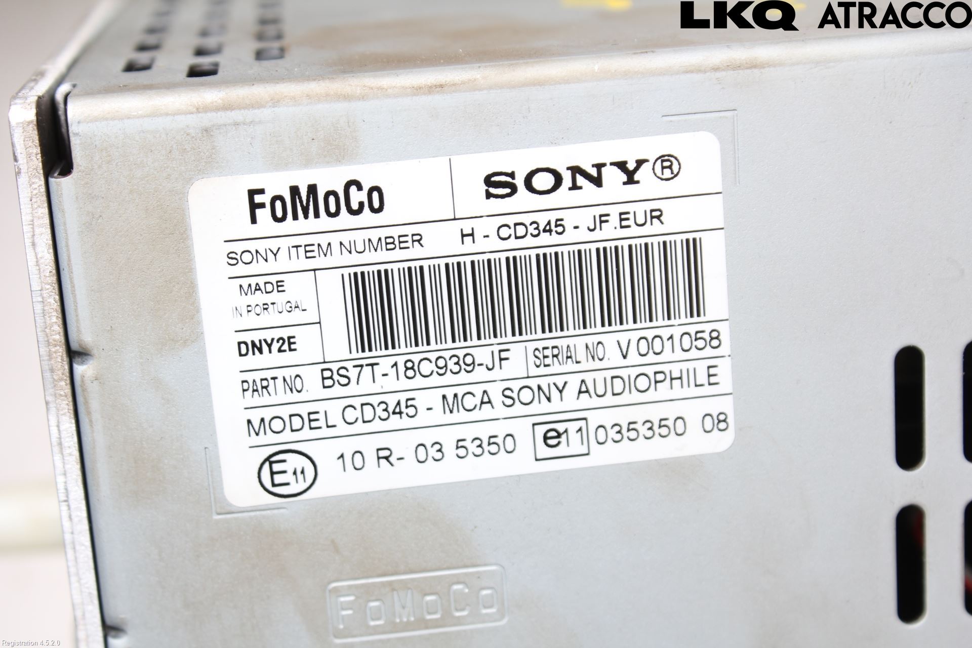 Ford S-MAX 06-15 Cd Radio - Multimediapanel