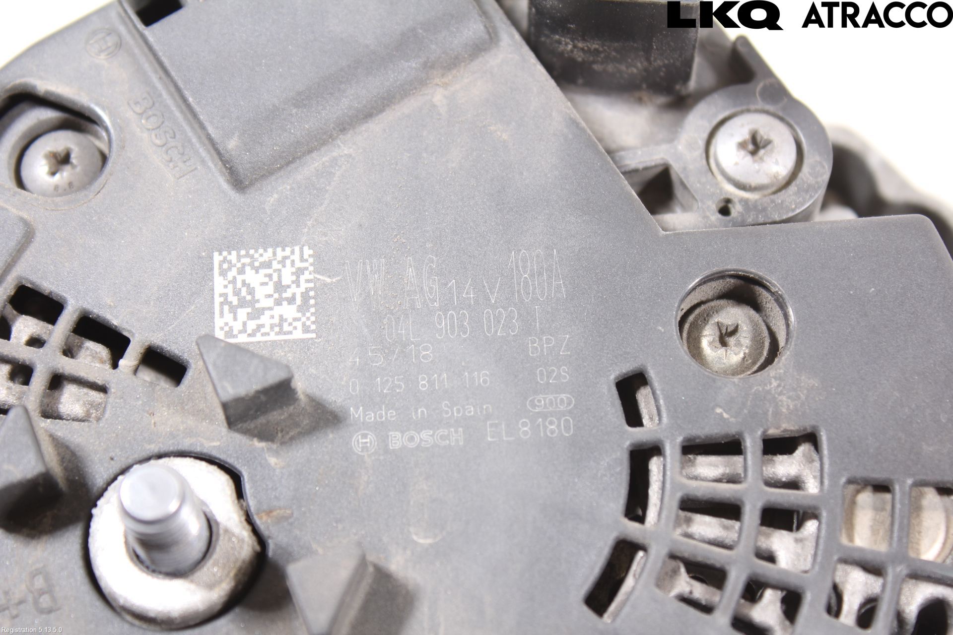 Volkswagen VW TRANSP/CARAVELLE (T6) 16-22 Generator
