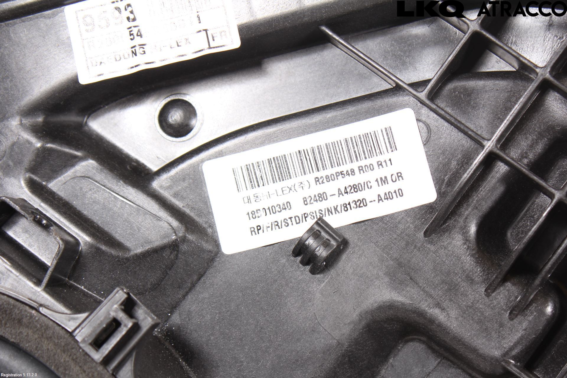 Kia CARENS III 13-19 Fönsterhiss El Kompl