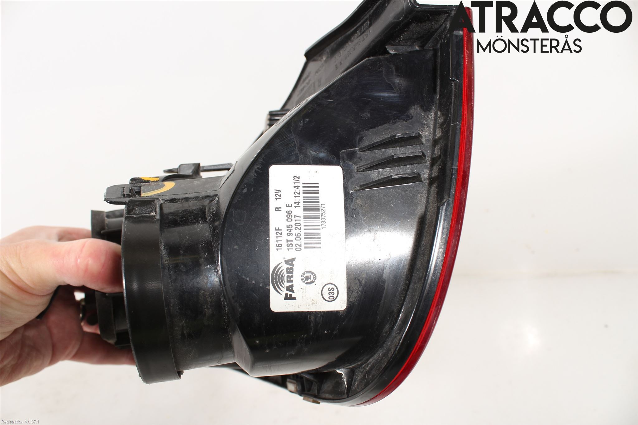 Skoda CITIGO / CITIGO E IV Bakljus Höger