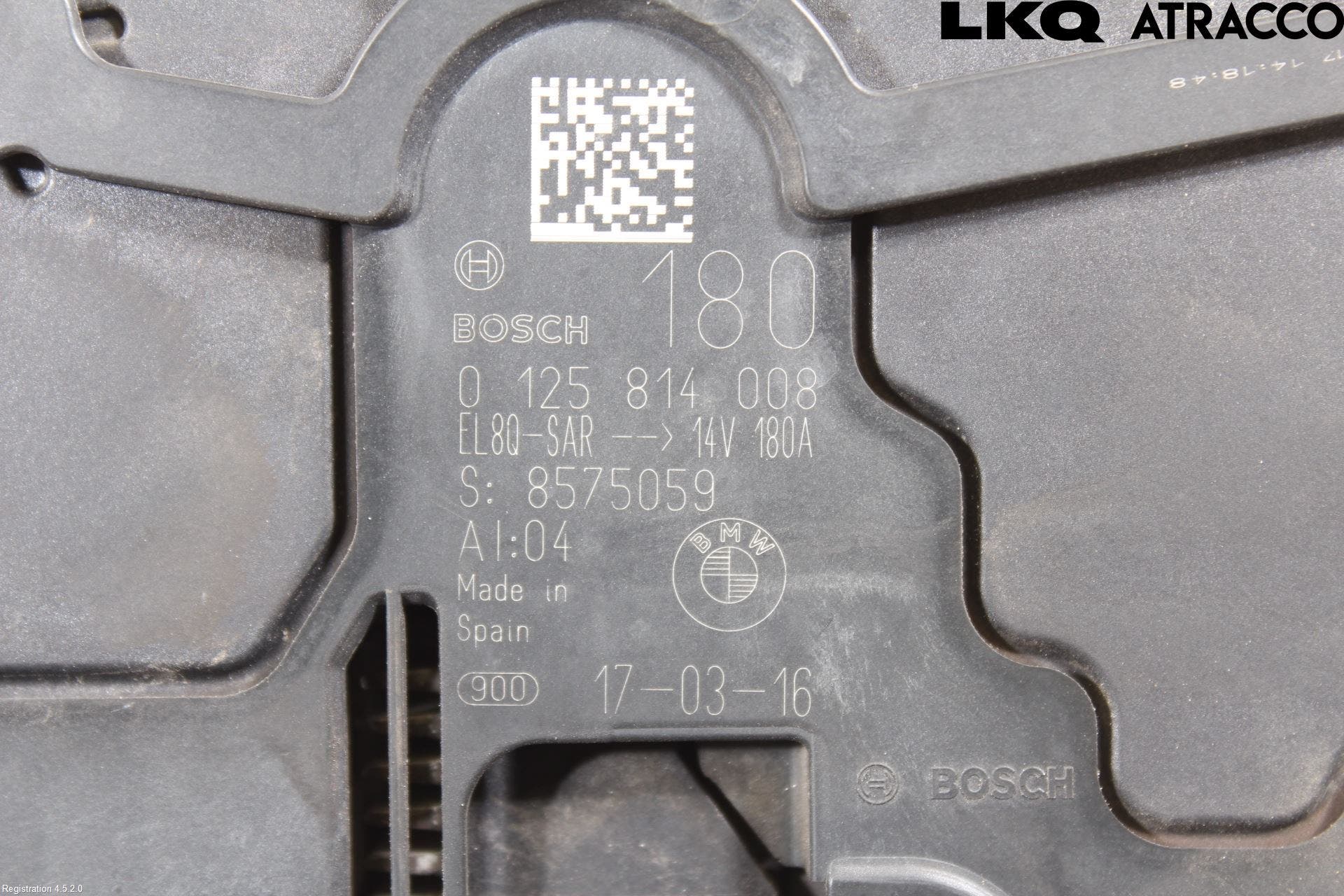 BMW 5 G30/G31/F90 17-23 Generator