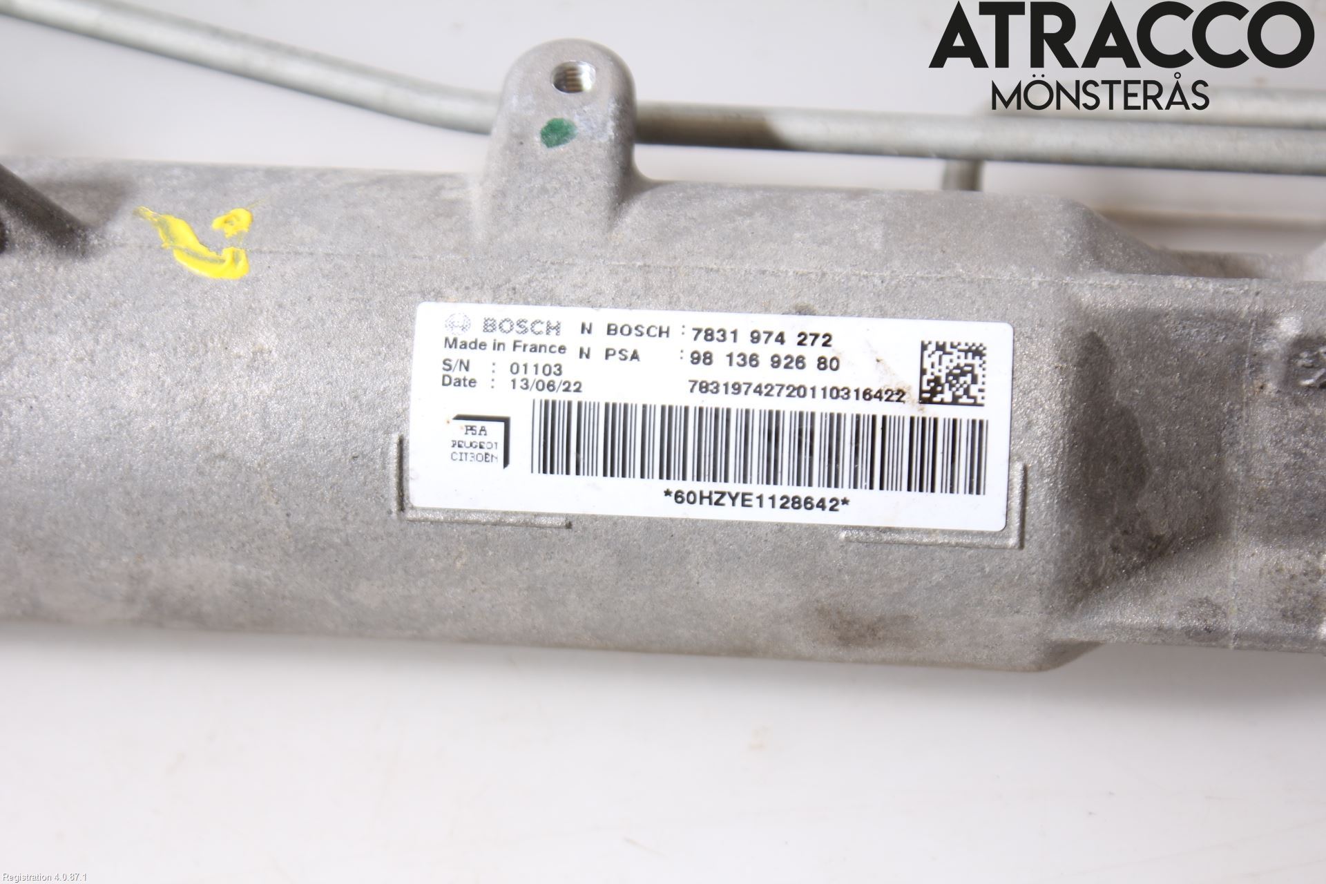 Peugeot EXPERT/E-EXPERT 17- Styrväxel Servo -Snäcka
