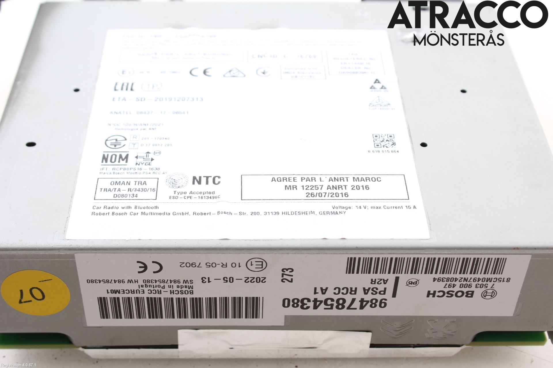 Peugeot EXPERT/E-EXPERT 17- Radio