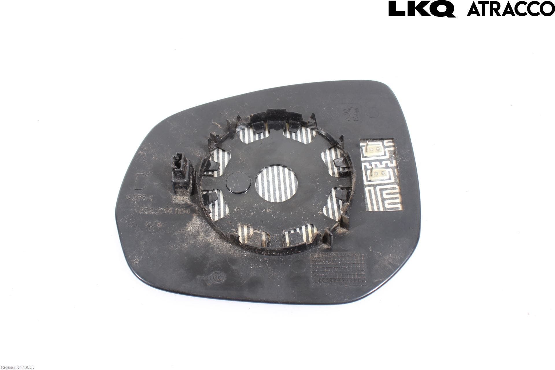 Peugeot 3008 09-16 Spegelglas Hö