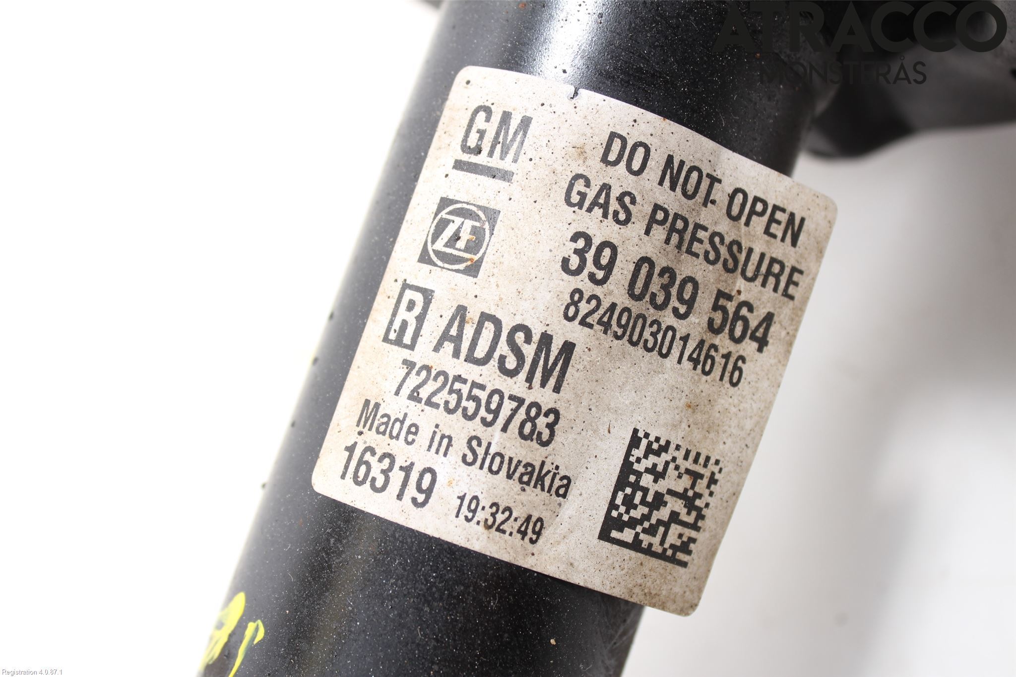 Opel ASTRA K 16-22 Fjäderben Fram Höger