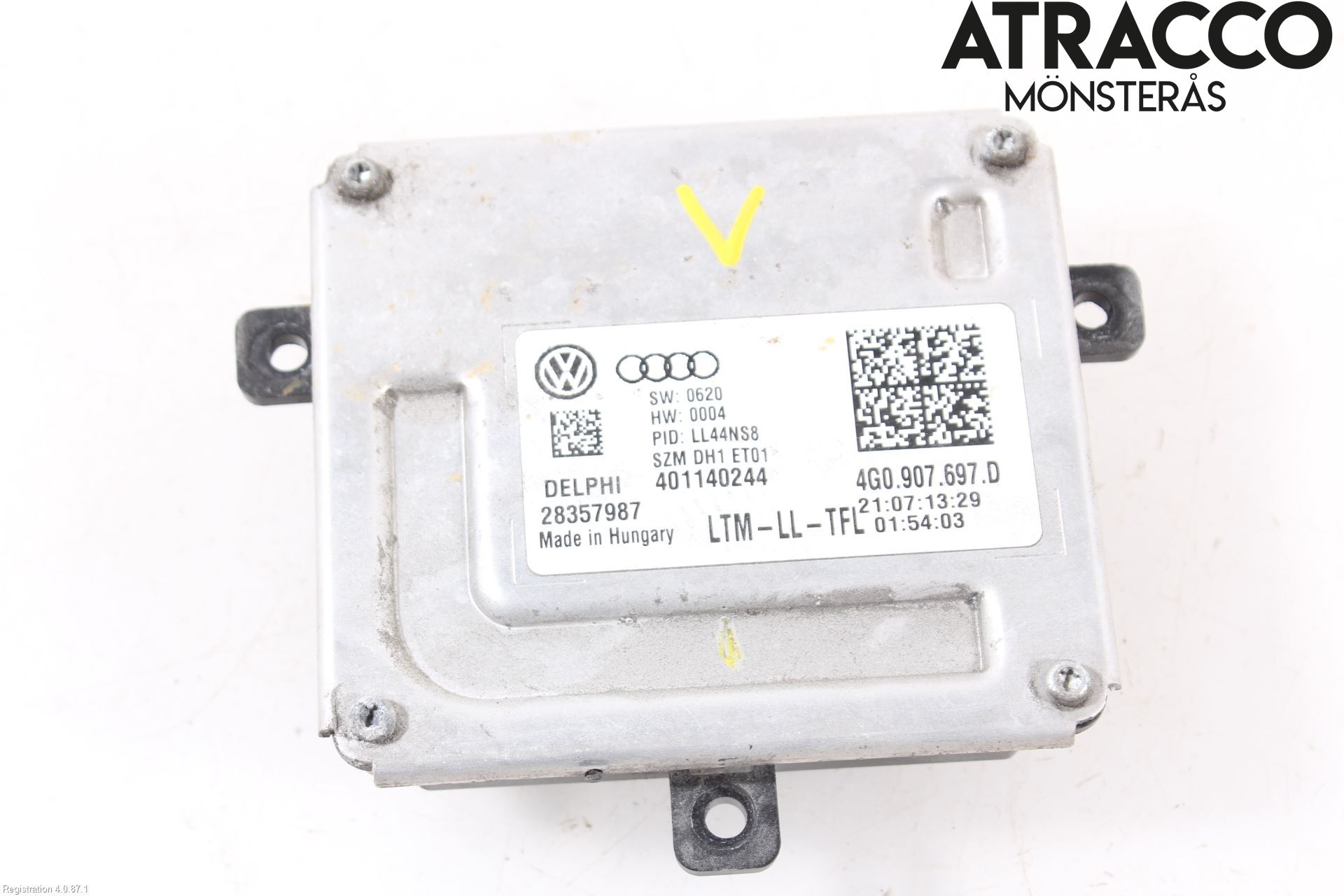 Audi Q5 09-16 Styrenhet Strålkastare