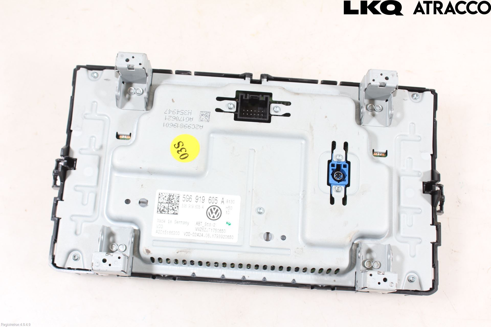 Volkswagen VW GOLF / E-GOLF VII 13-20 Multifunktionsdisplay