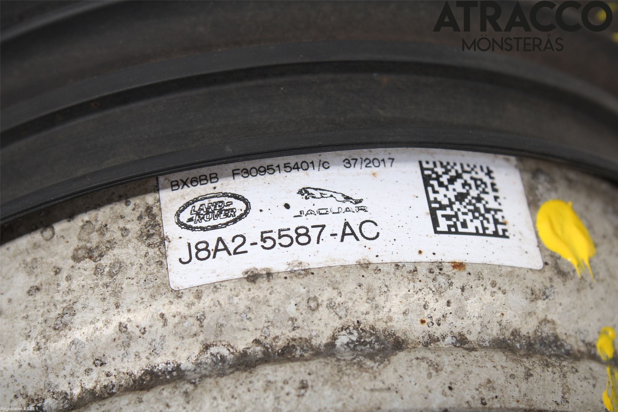 Landrover RANGE ROVER VELAR (L560) 17- Nivå-Luftfjädring Bälg