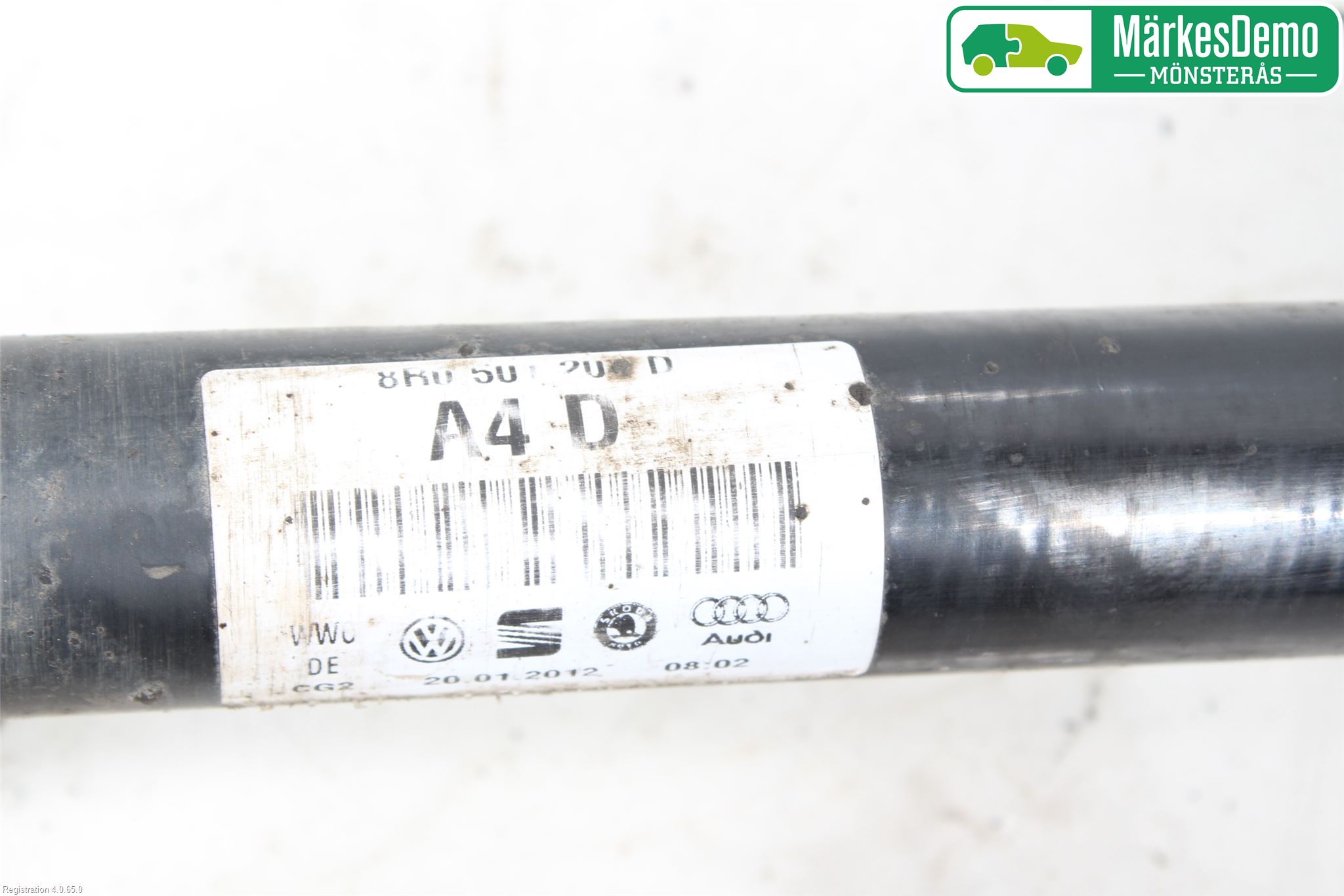 Audi A7/S7 4G 11-17 Drivaxel Bak Höger