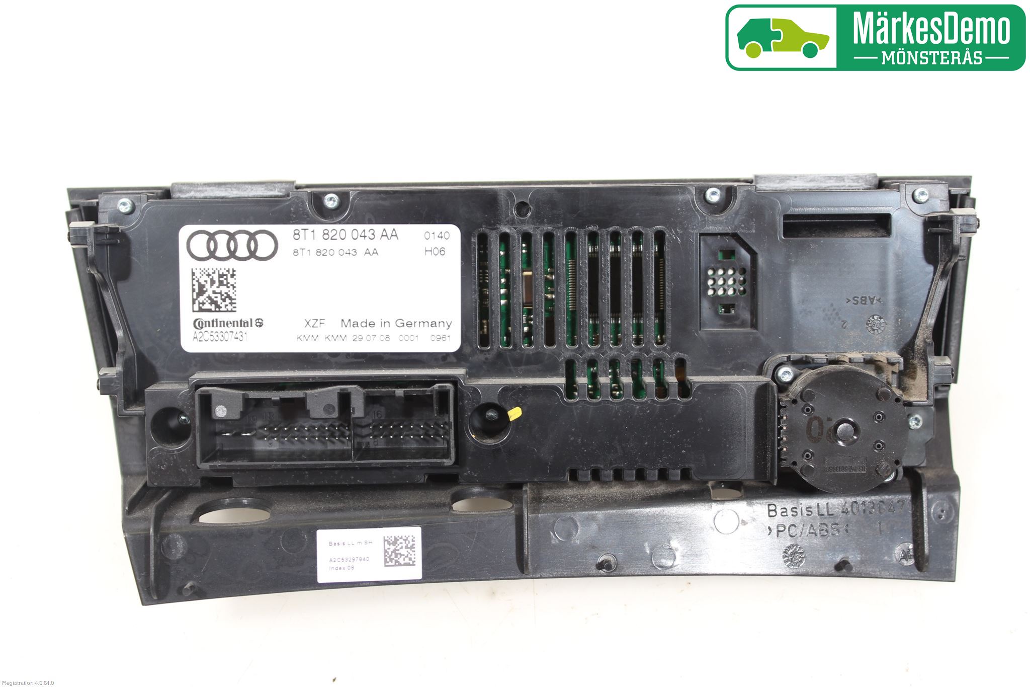 Audi A4/S4 08-11 Ac Styrenhet Ac Manöveren