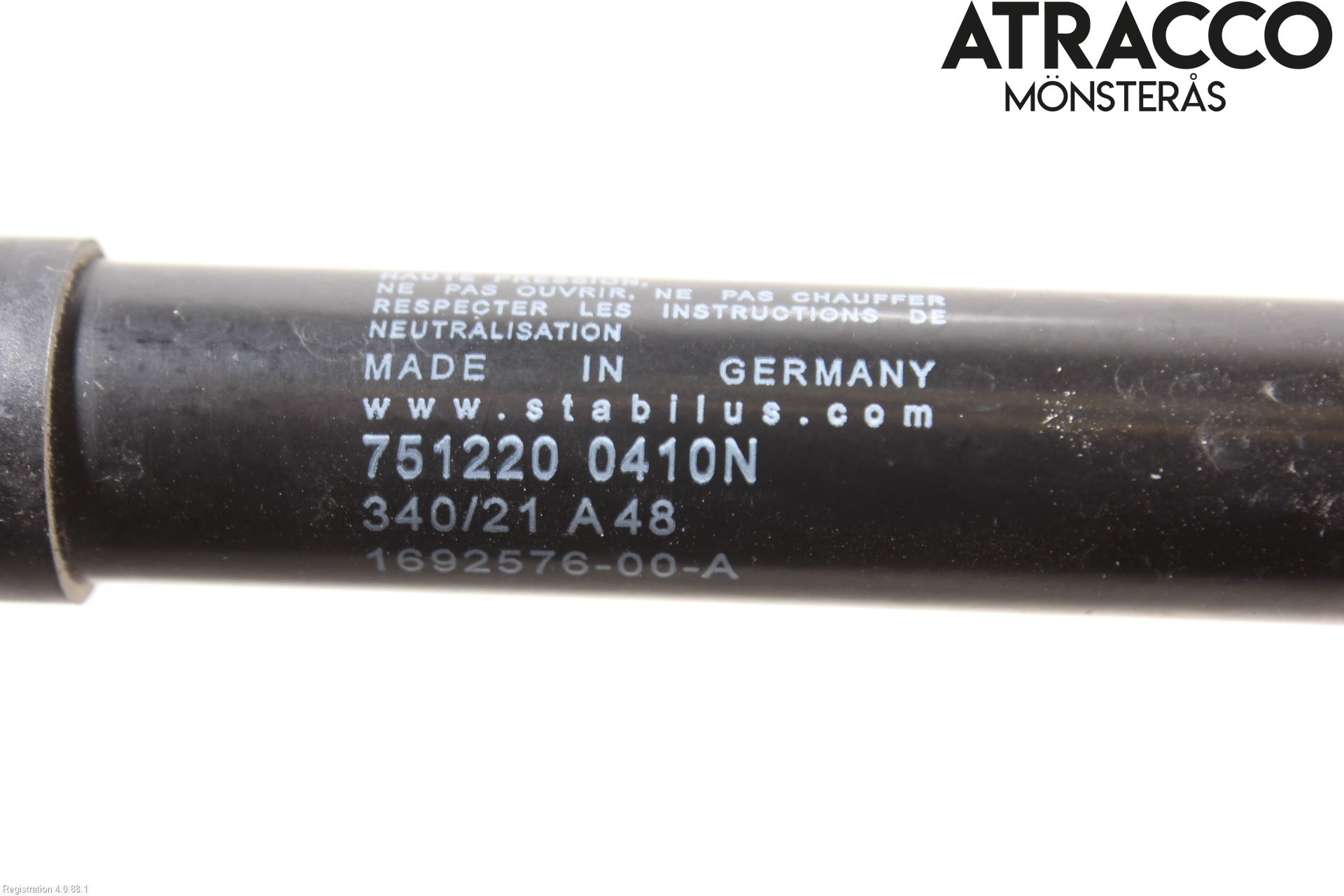 Tesla MODEL Y 21- Gasfjäder Motorhuv