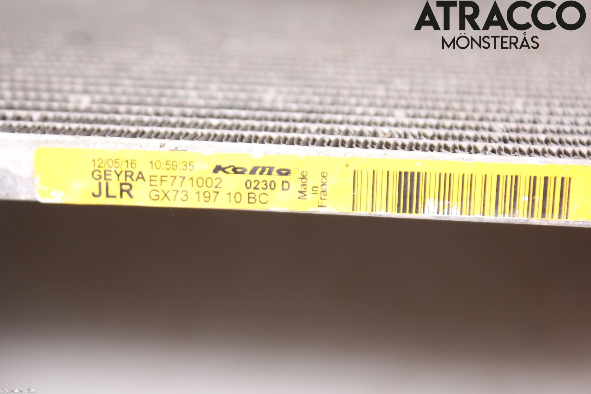 Jaguar F-PACE Ac Kondensor-Kylare