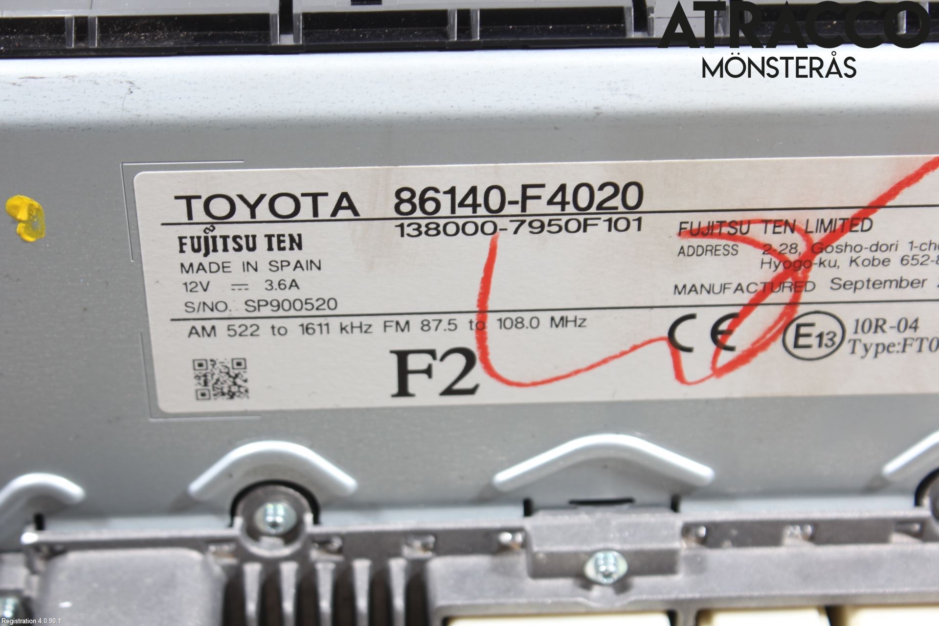Toyota C-HR 16-23 Multifunktionsdisplay