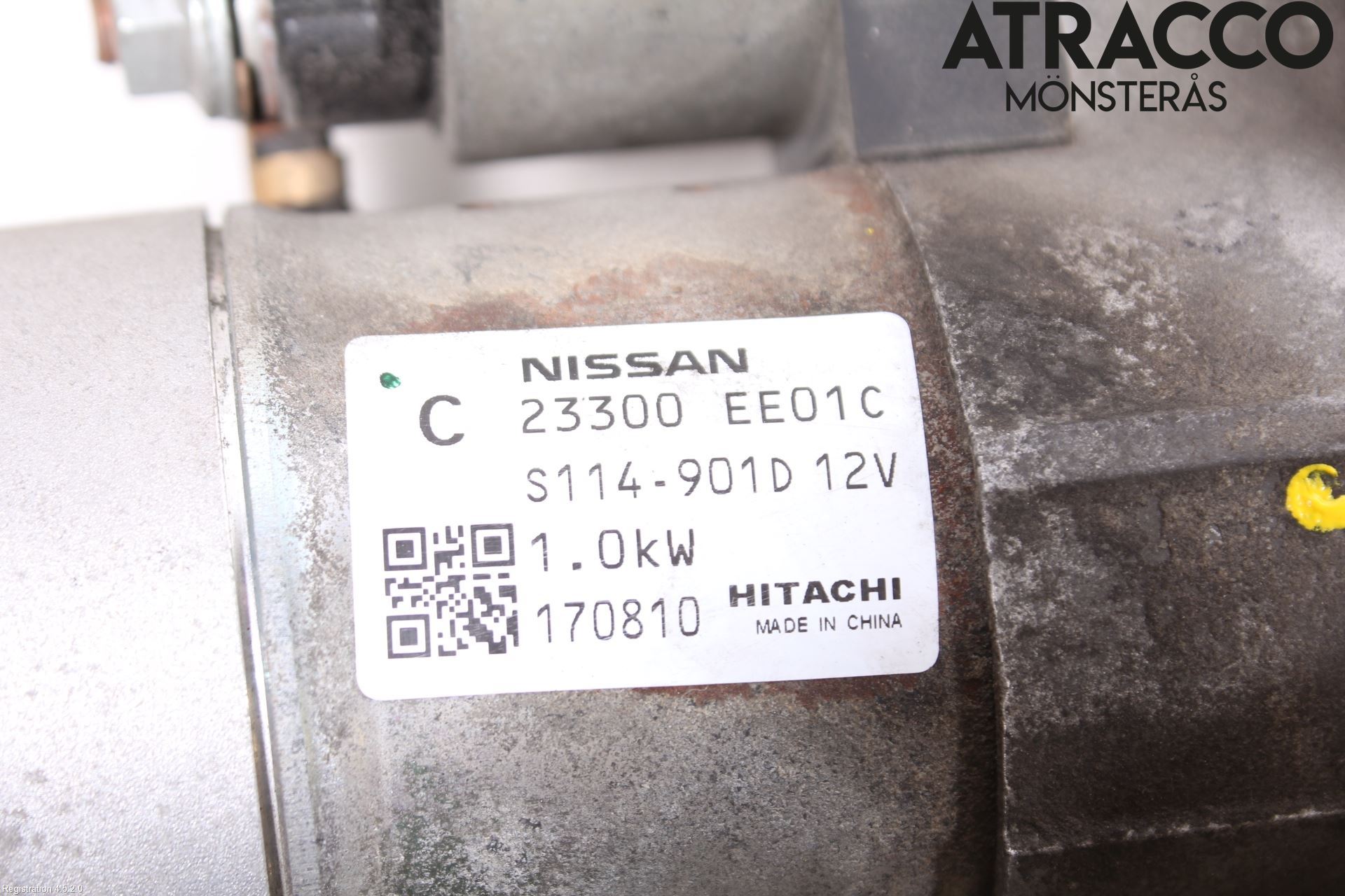 Nissan JUKE 14-19 Startmotor