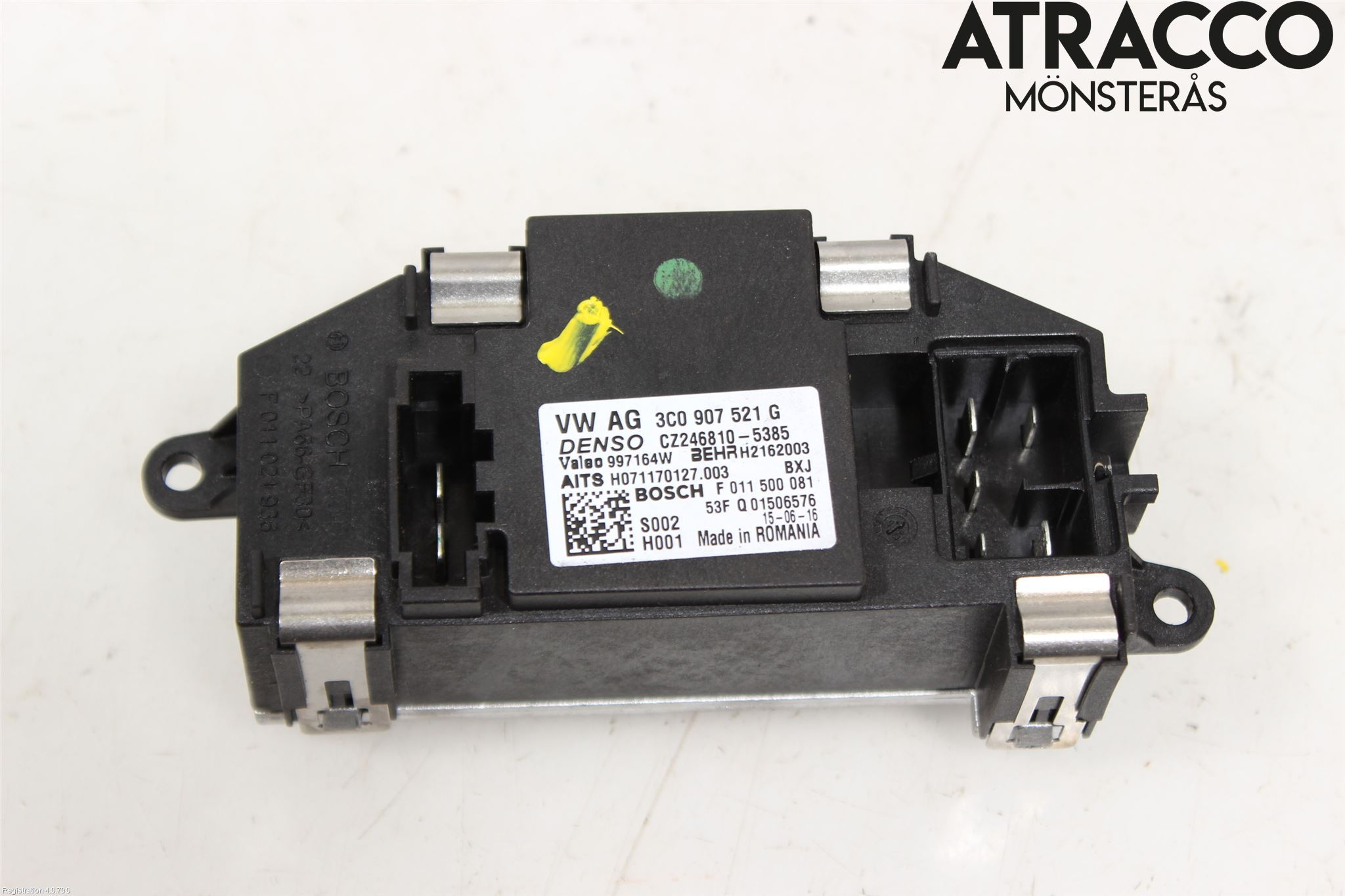 Volkswagen VW TIGUAN 07-16 Värmefläktsmotstånd