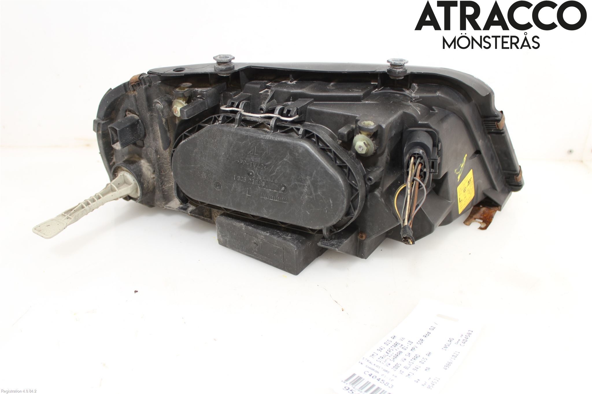 Volkswagen VW SHARAN      01-10 Strålkastare Vänster