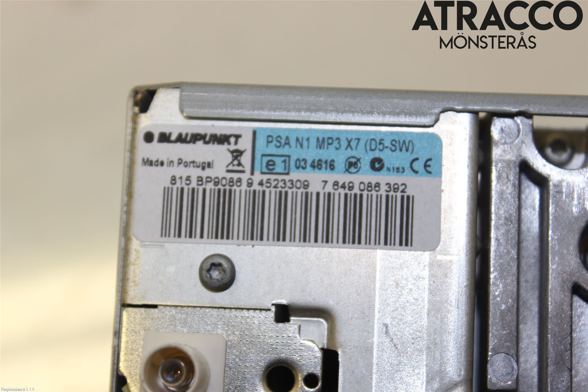 Citroen BERLINGO 08-18 Cd Radio - Multimediapanel