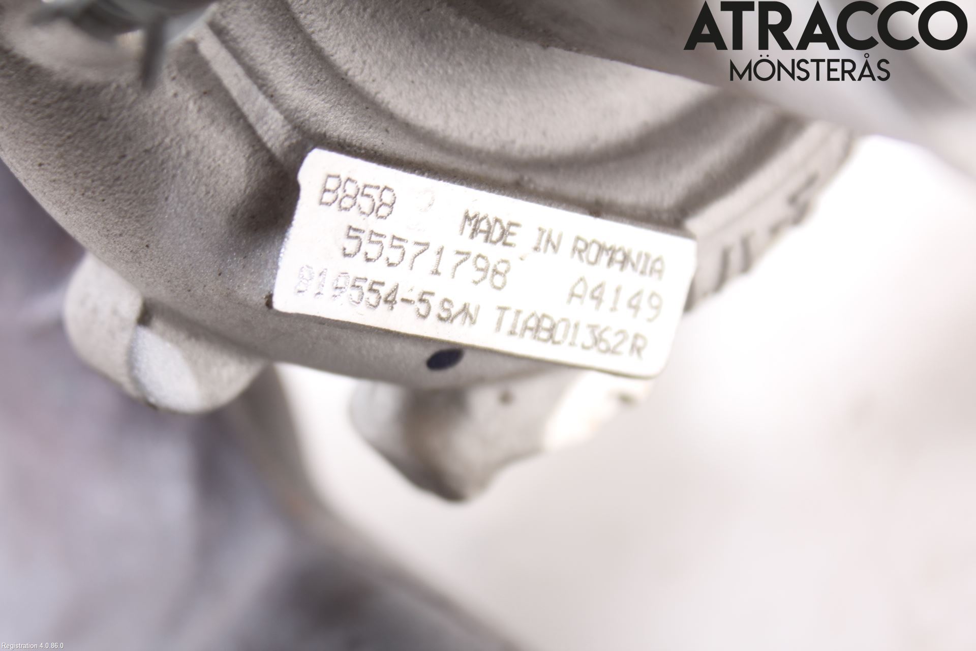 Opel ASTRA K 16-22 Turboaggregat