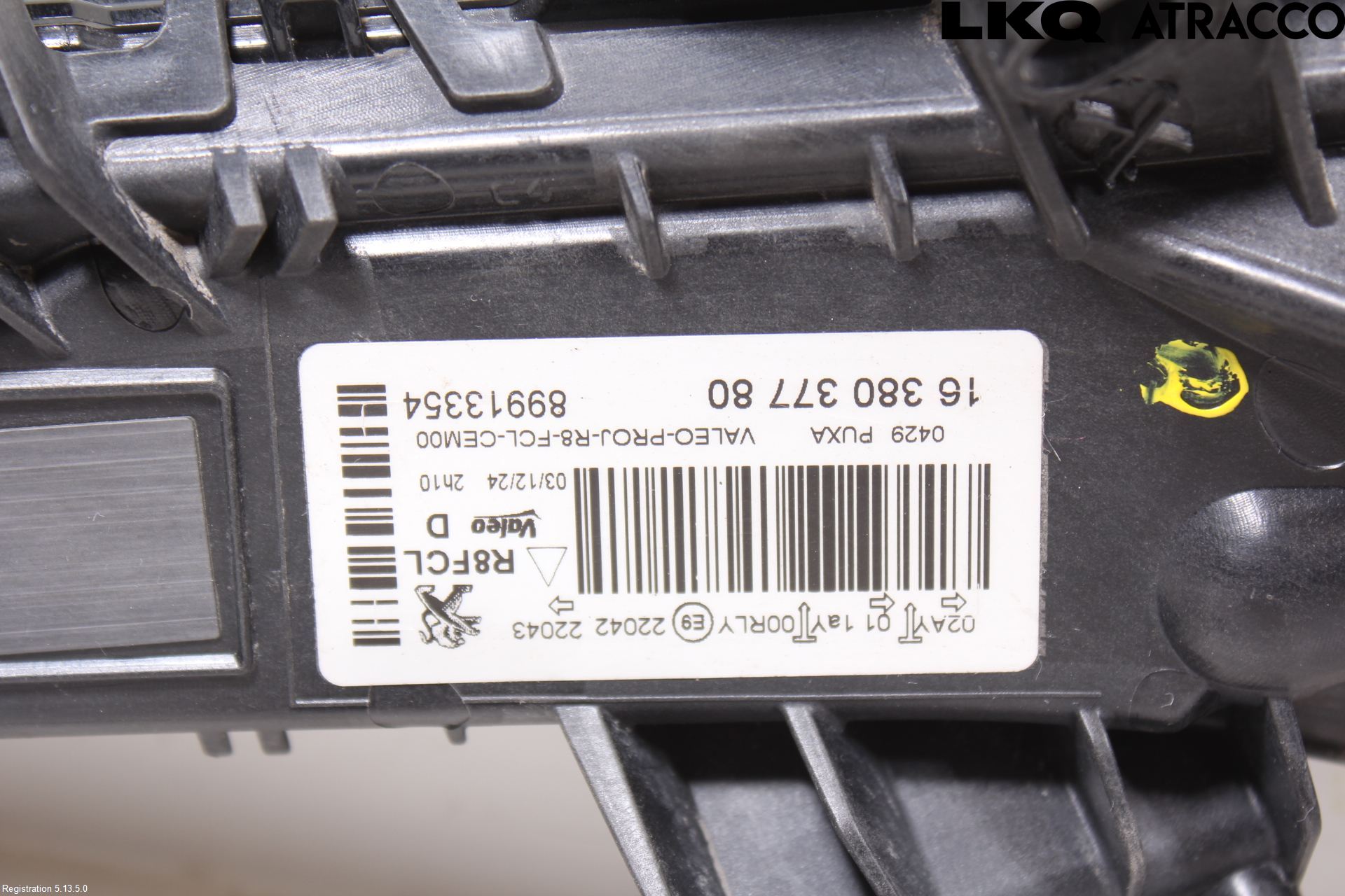 Peugeot 508 19- Positionsljus Fram Hö