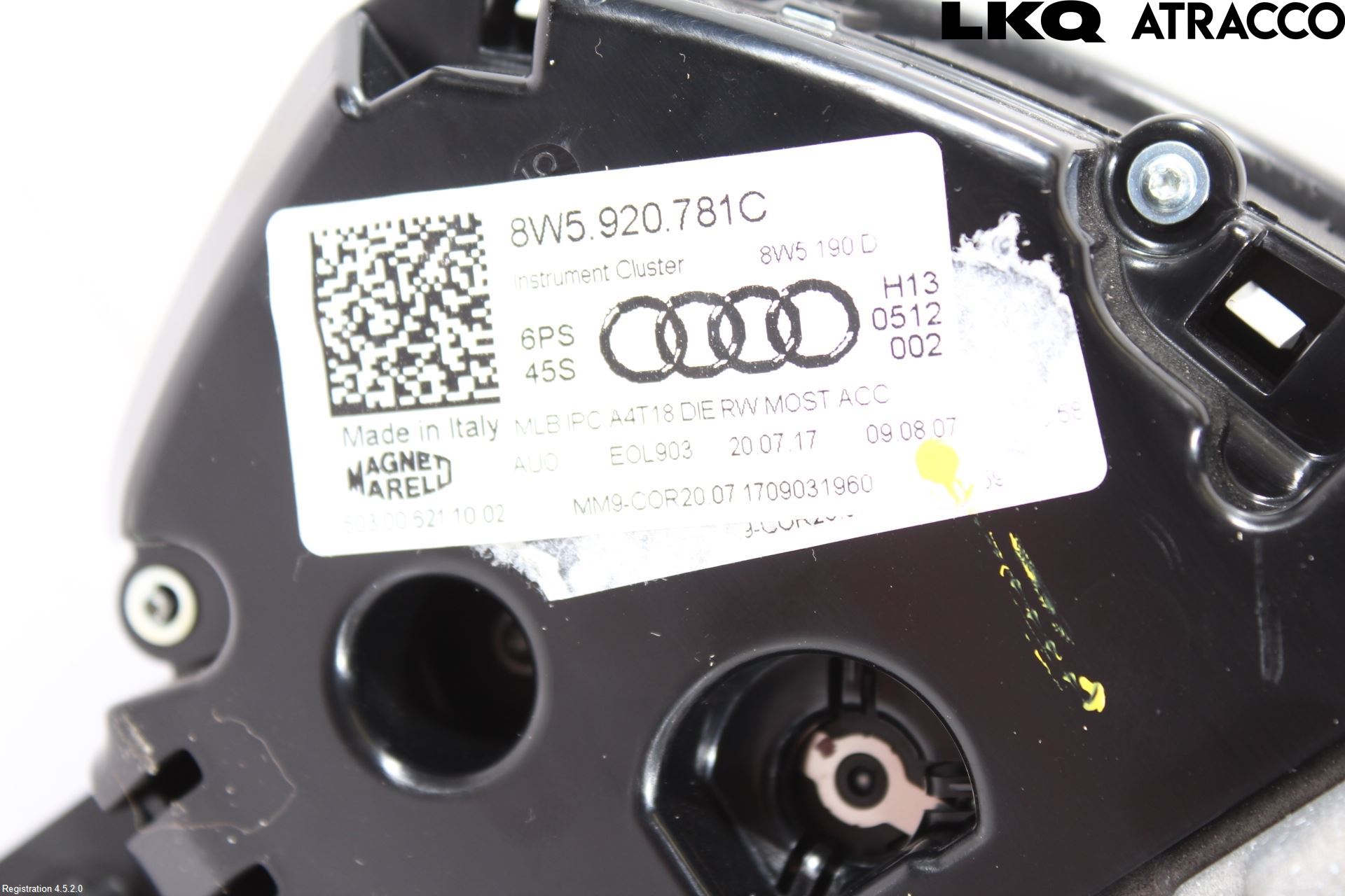 Audi A4/S4 B9 16-19 Instrument Komb