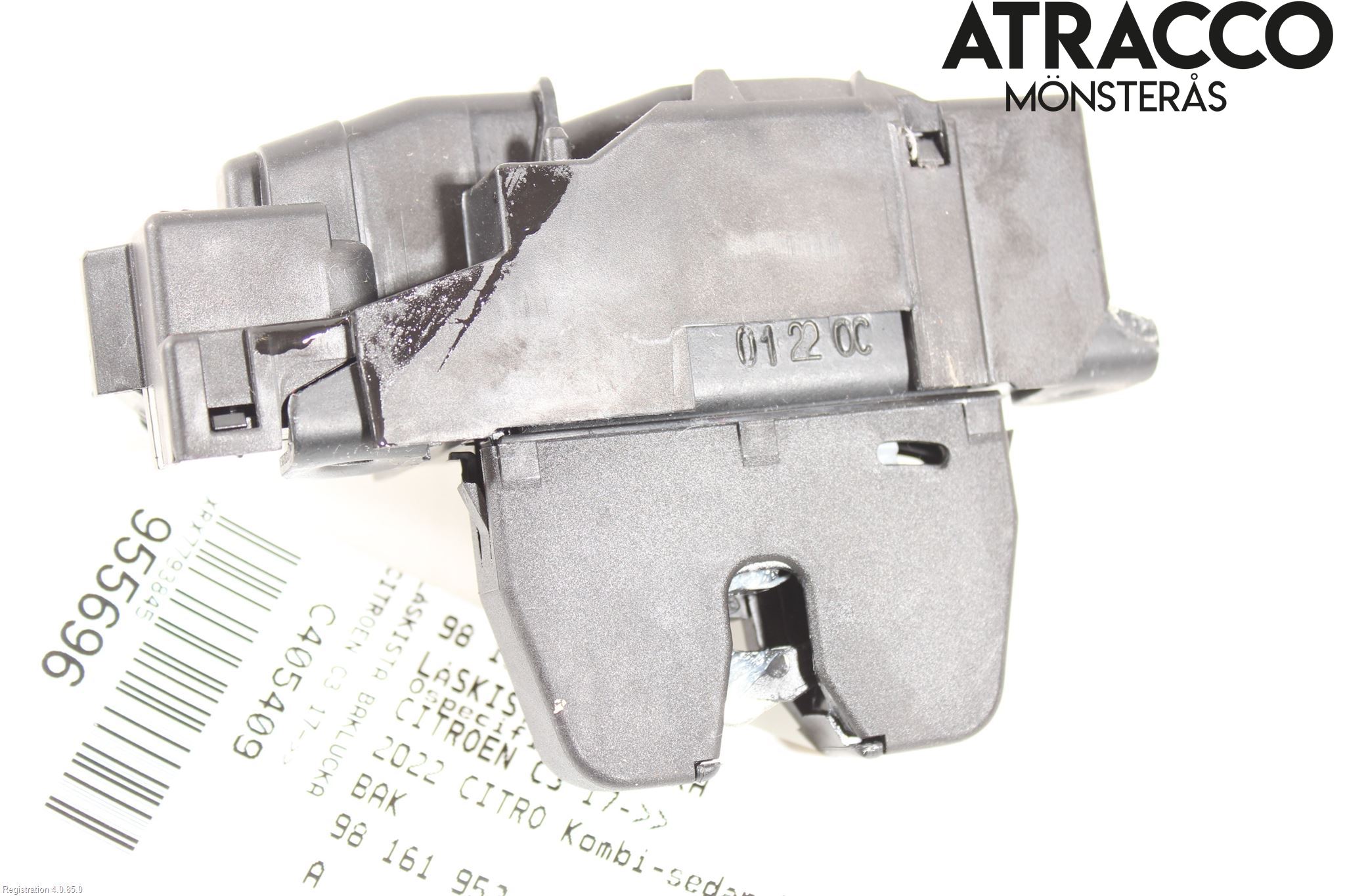 Citroen COTROEN C3 17-24 Låskista Baklucka