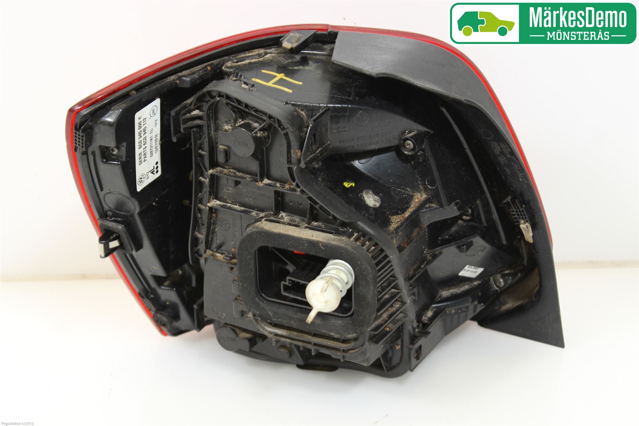 Volkswagen VW POLO 10-17 Bakljus Höger