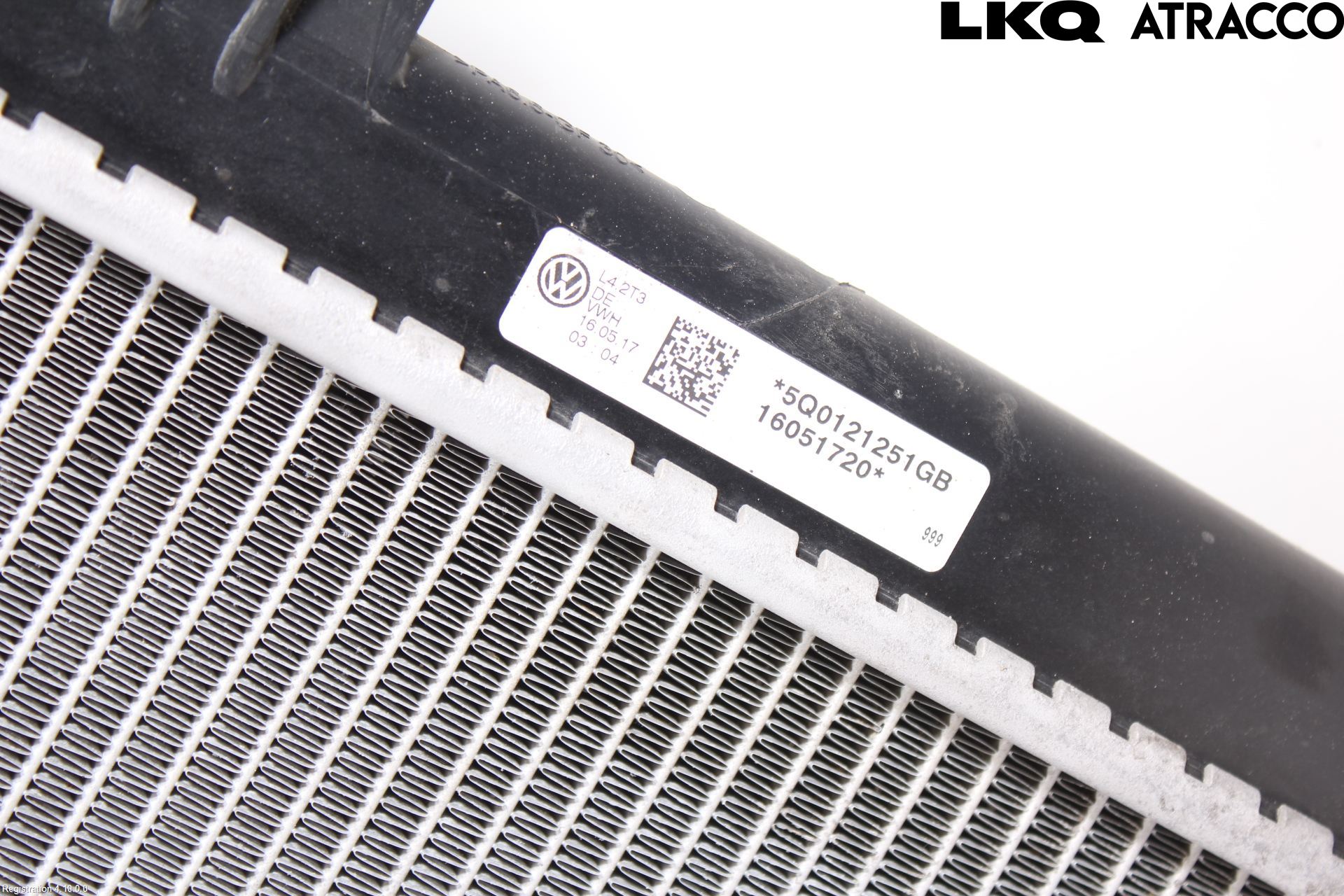 Volkswagen VW PASSAT 15-19 Kylare Man