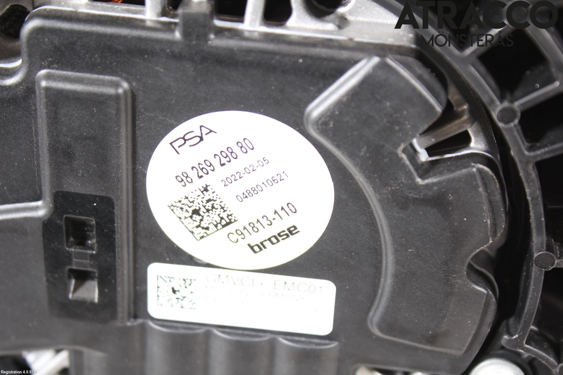 Citroen C4/E-C4 C4X/E-C4X III 21- Kylfläkt El