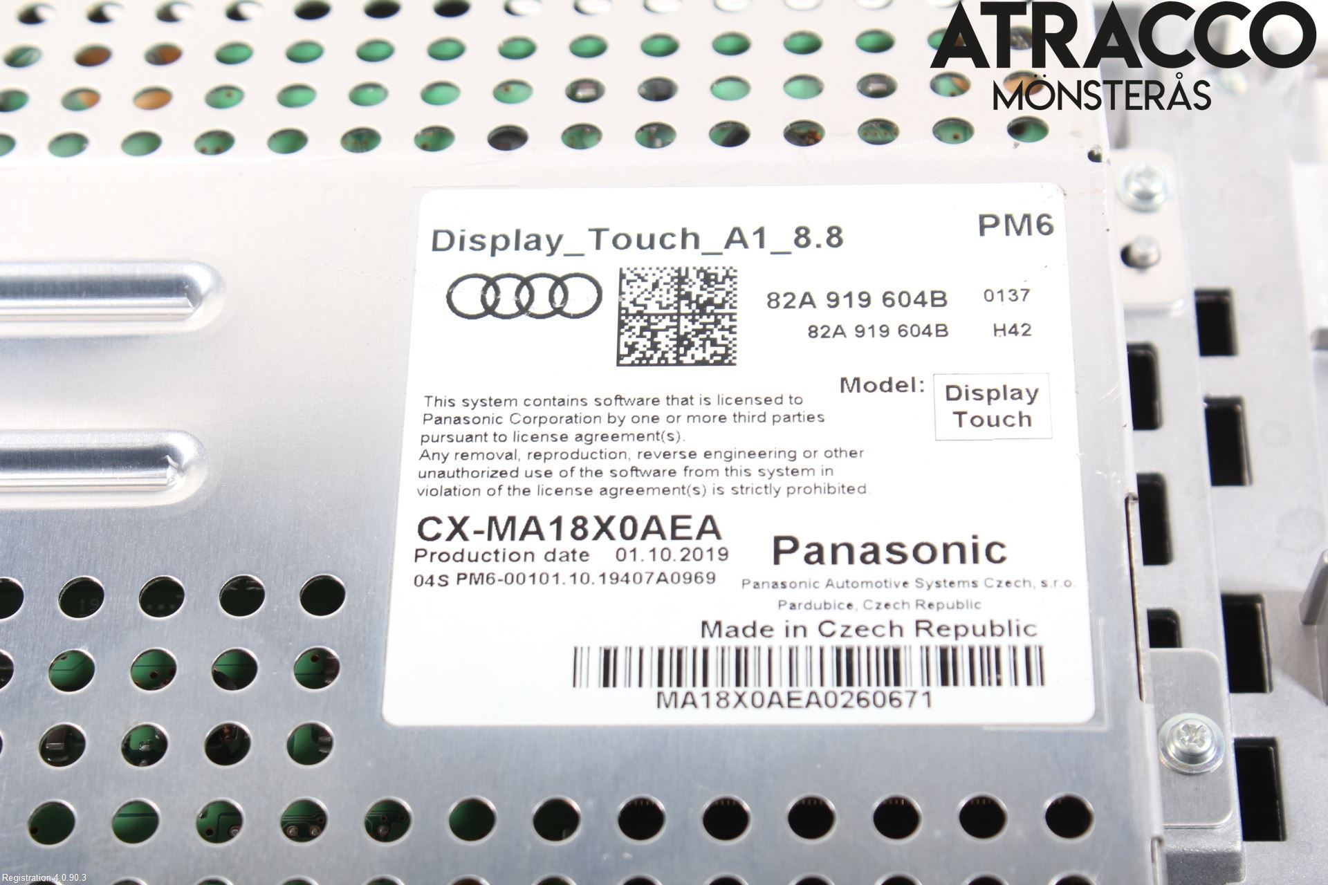 Audi A1 19- Multifunktionsdisplay