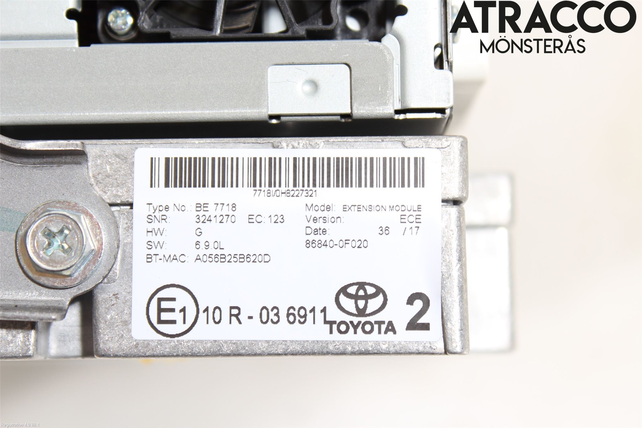 Toyota AVENSIS 16-18 Cd Radio - Multimediapanel