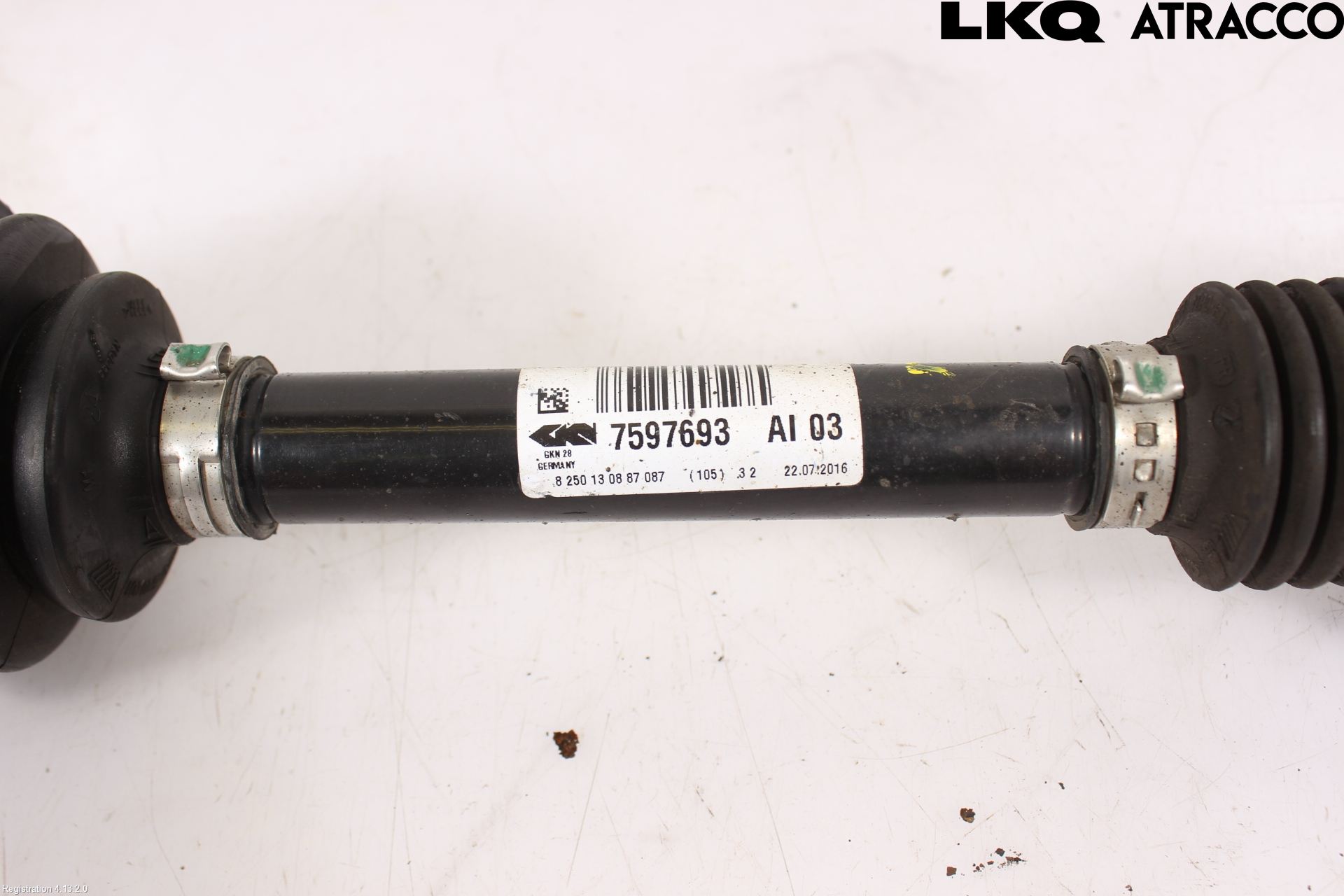 BMW 3 GT F34 13-19 Drivaxel Fram Vänster