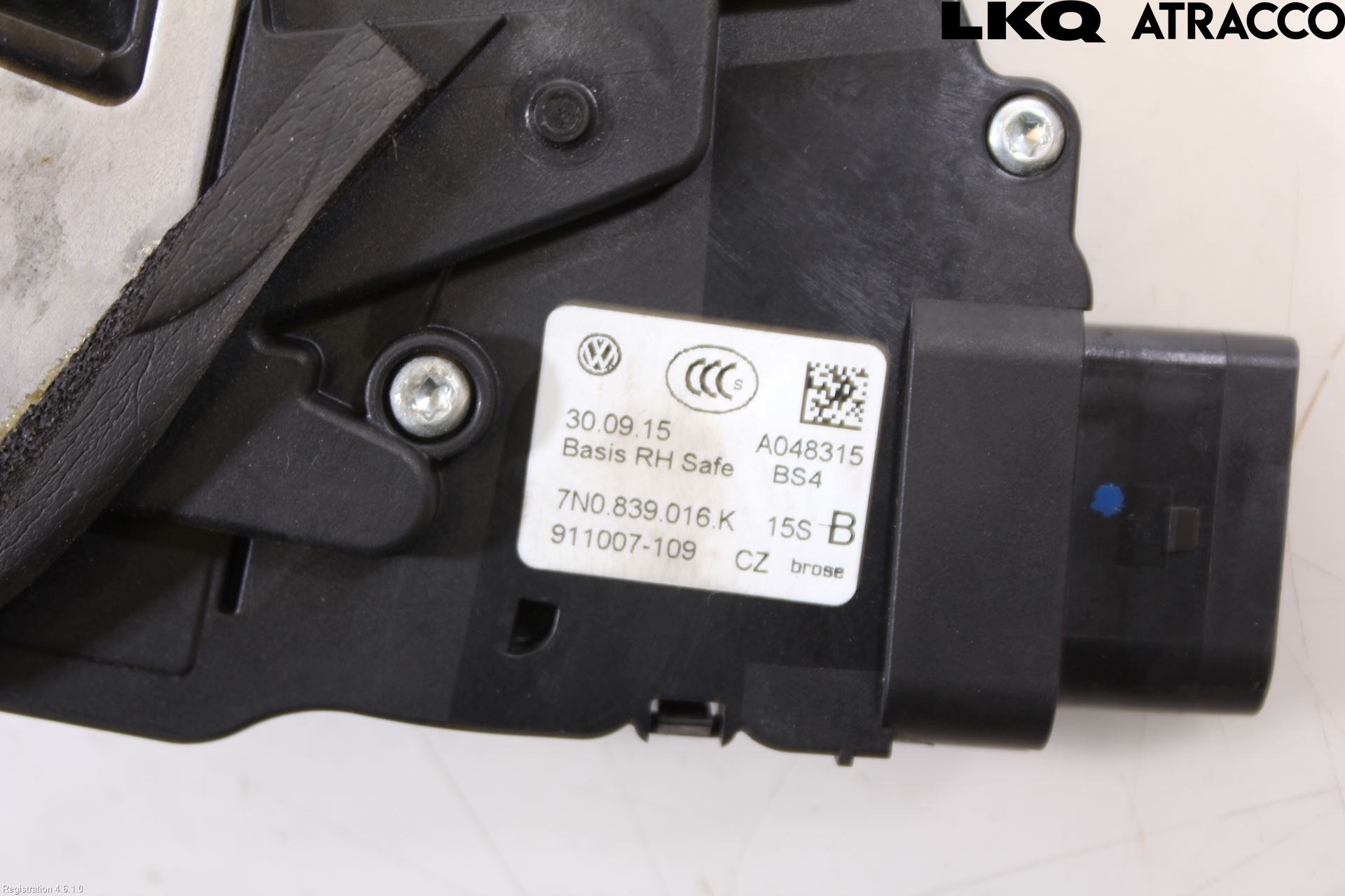 Volkswagen VW SHARAN 11- Låskista-Dörrlås