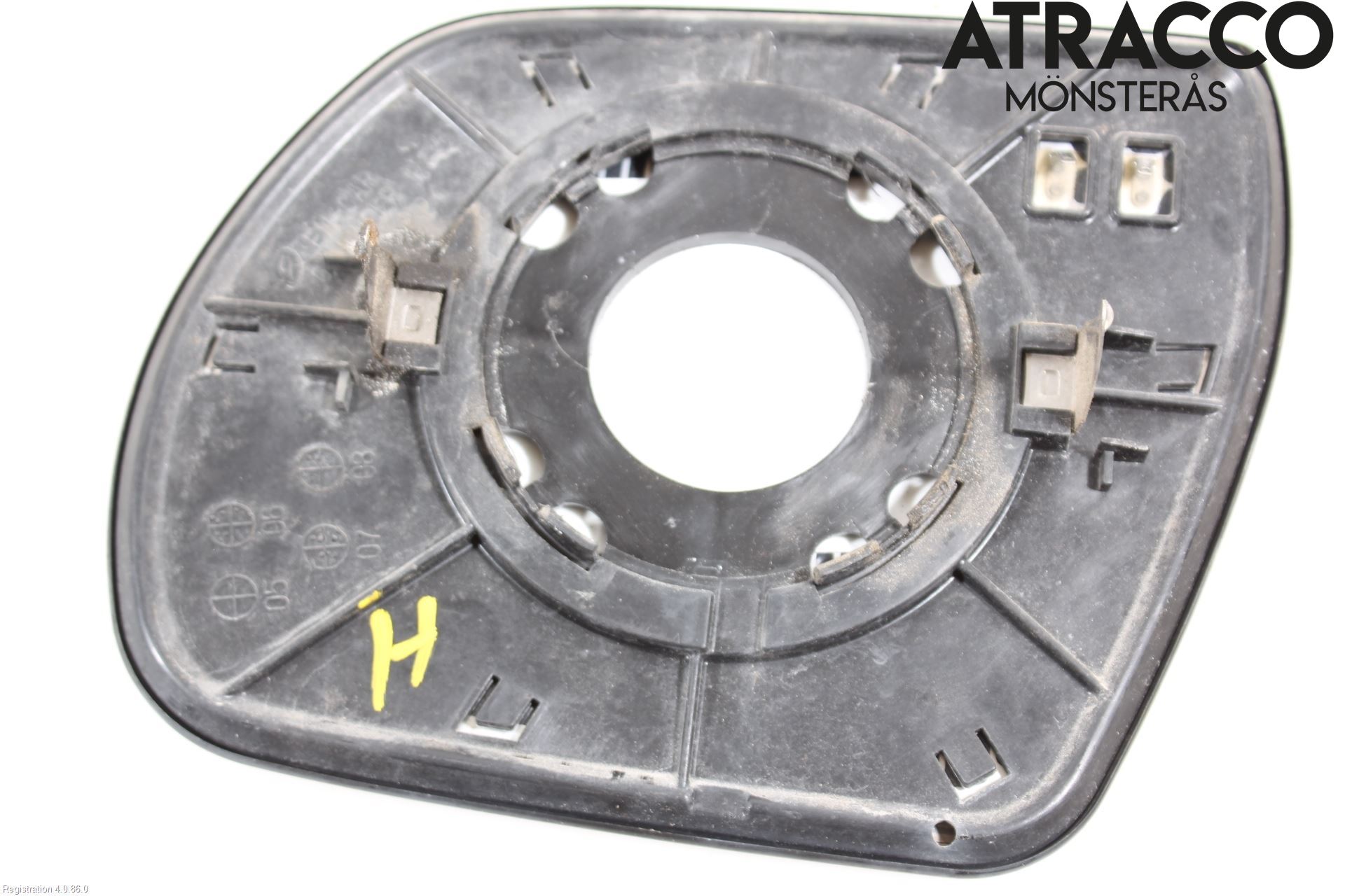 Hyundai SANTA FE  06-12 Spegelglas Hö