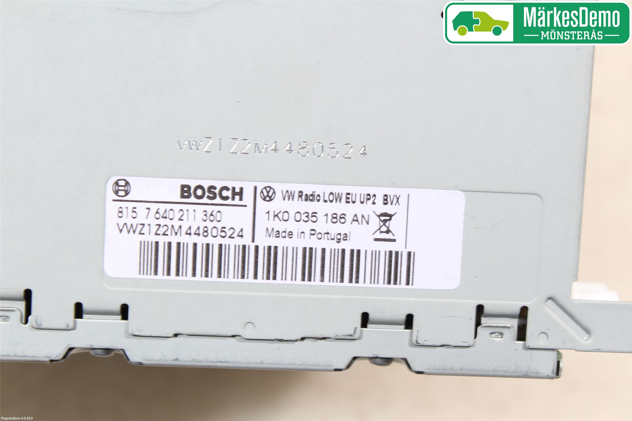 Volkswagen VW GOLF VI 09-13 Radio