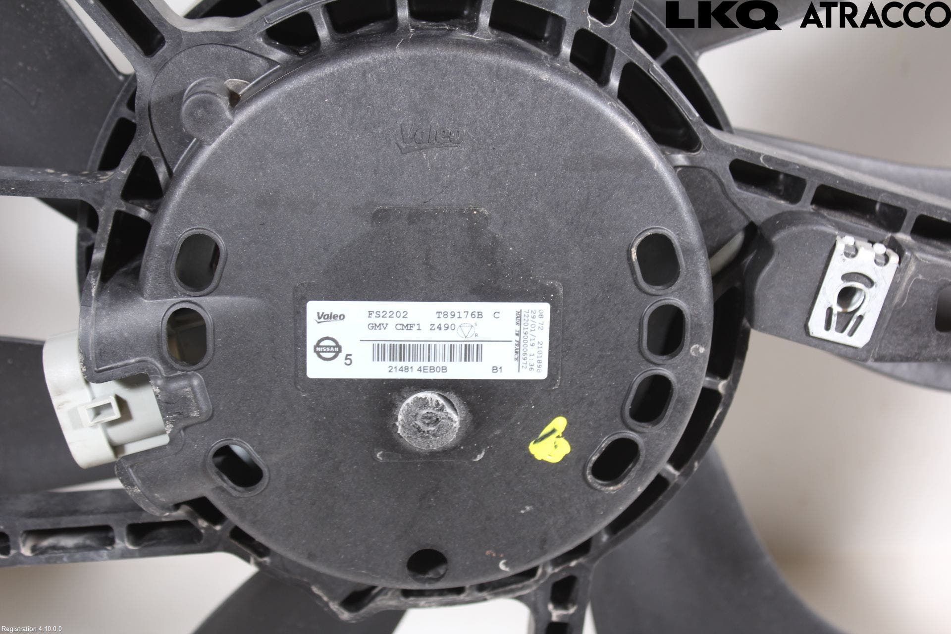 Nissan QASHQAI 17-21 Kylfläkt El