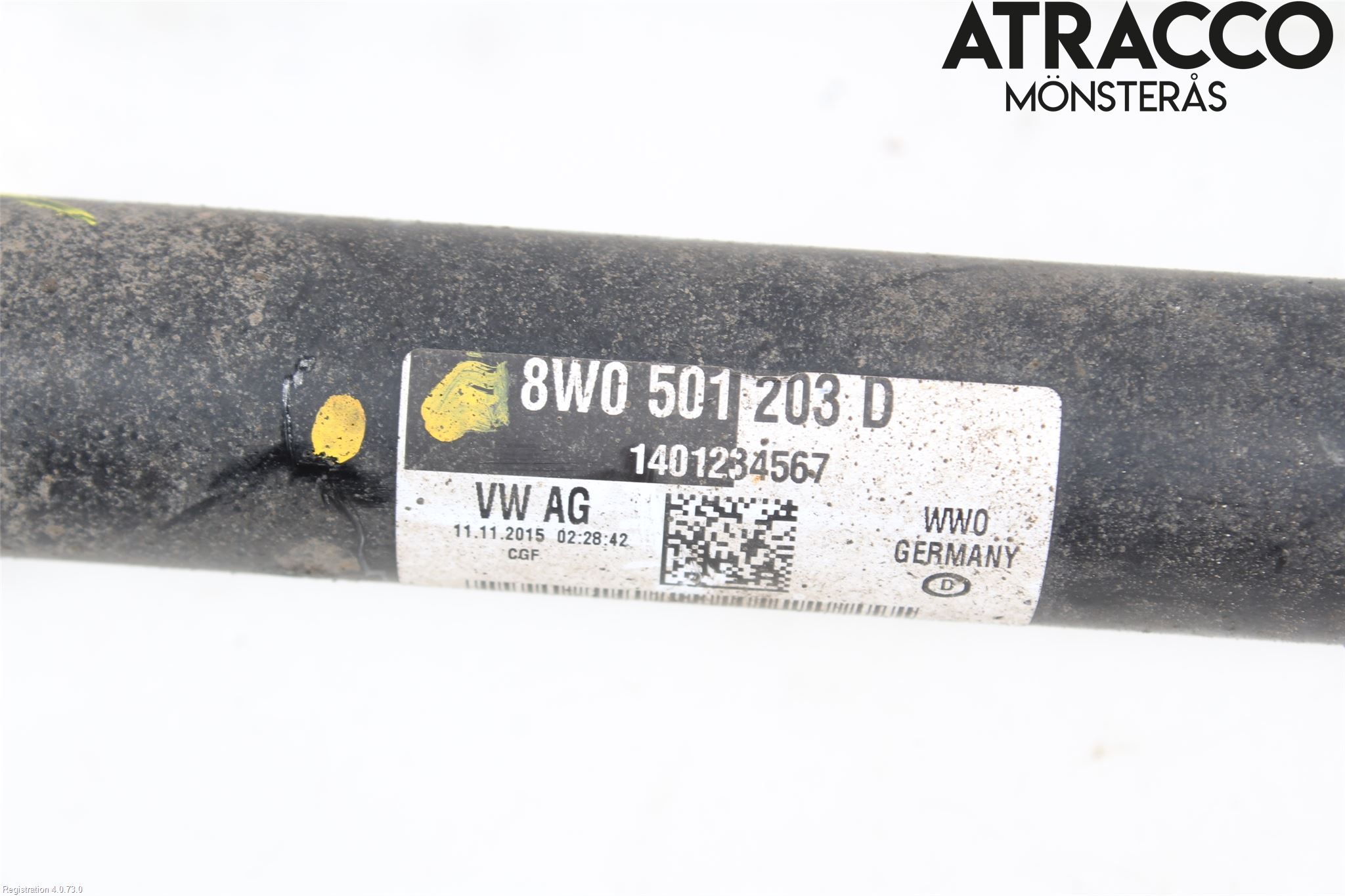 Audi A4/S4 B9 16-19 Drivaxel Bak Vänster