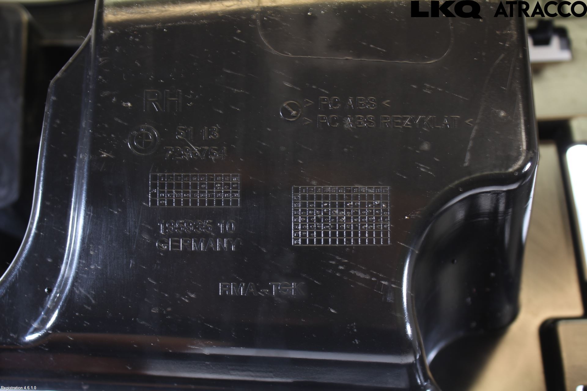 BMW i3 I01 13-22 Skärm Bak Höger