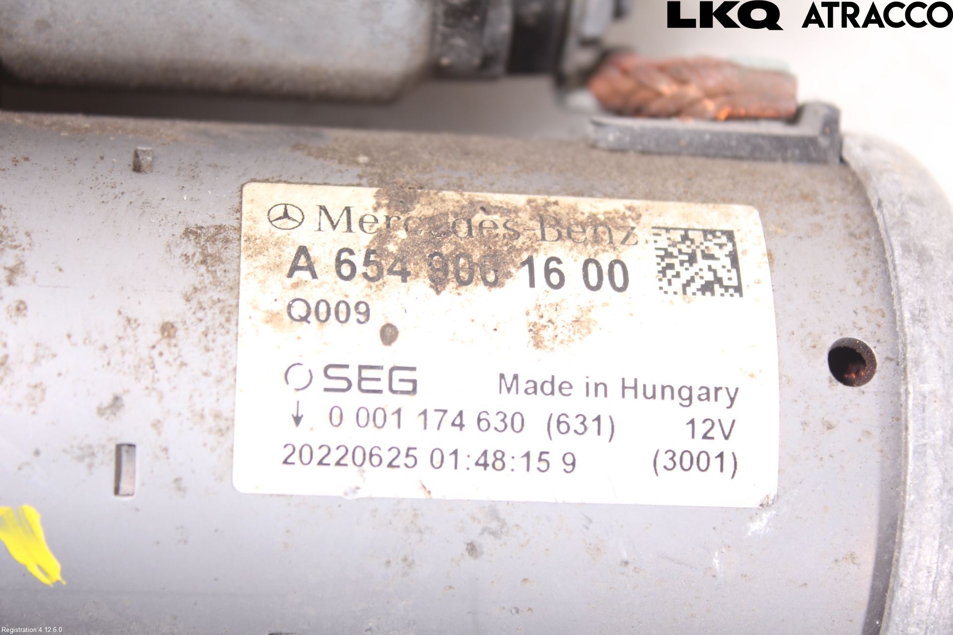 Mercedes-Benz MB VITO/V-KLASS (W640,W447,W448) 14- Startmotor Diesel