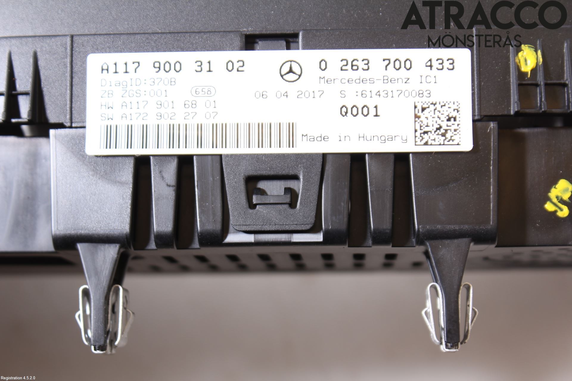 Mercedes-Benz MB CLA-KLASS (C117/X117) 13-19 Instrument Komb