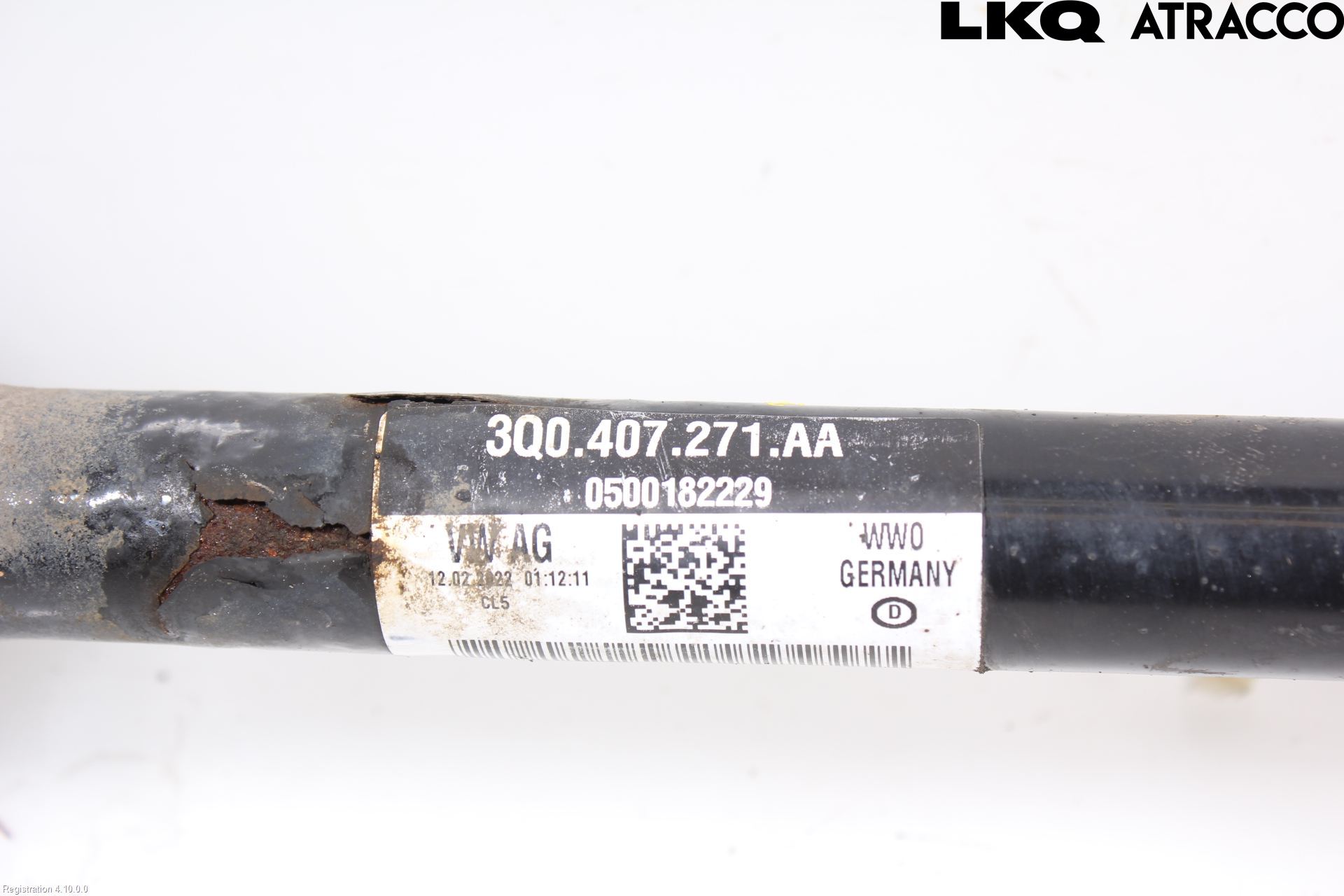 Volkswagen VW PASSAT 15-19 Drivaxel Fram Vänster