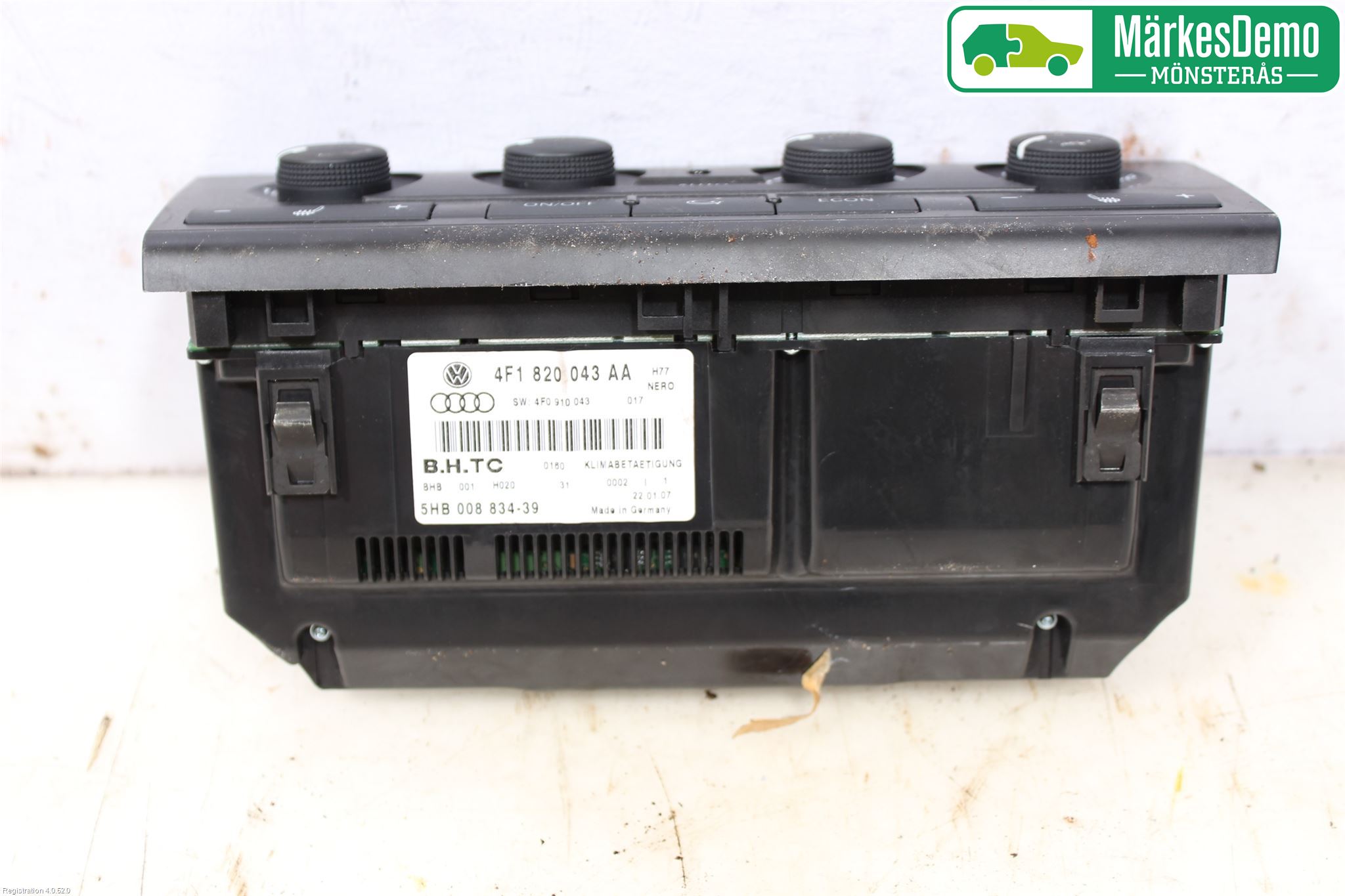 Audi A6/S6     05-11 Ac Styrenhet Ac Manöveren