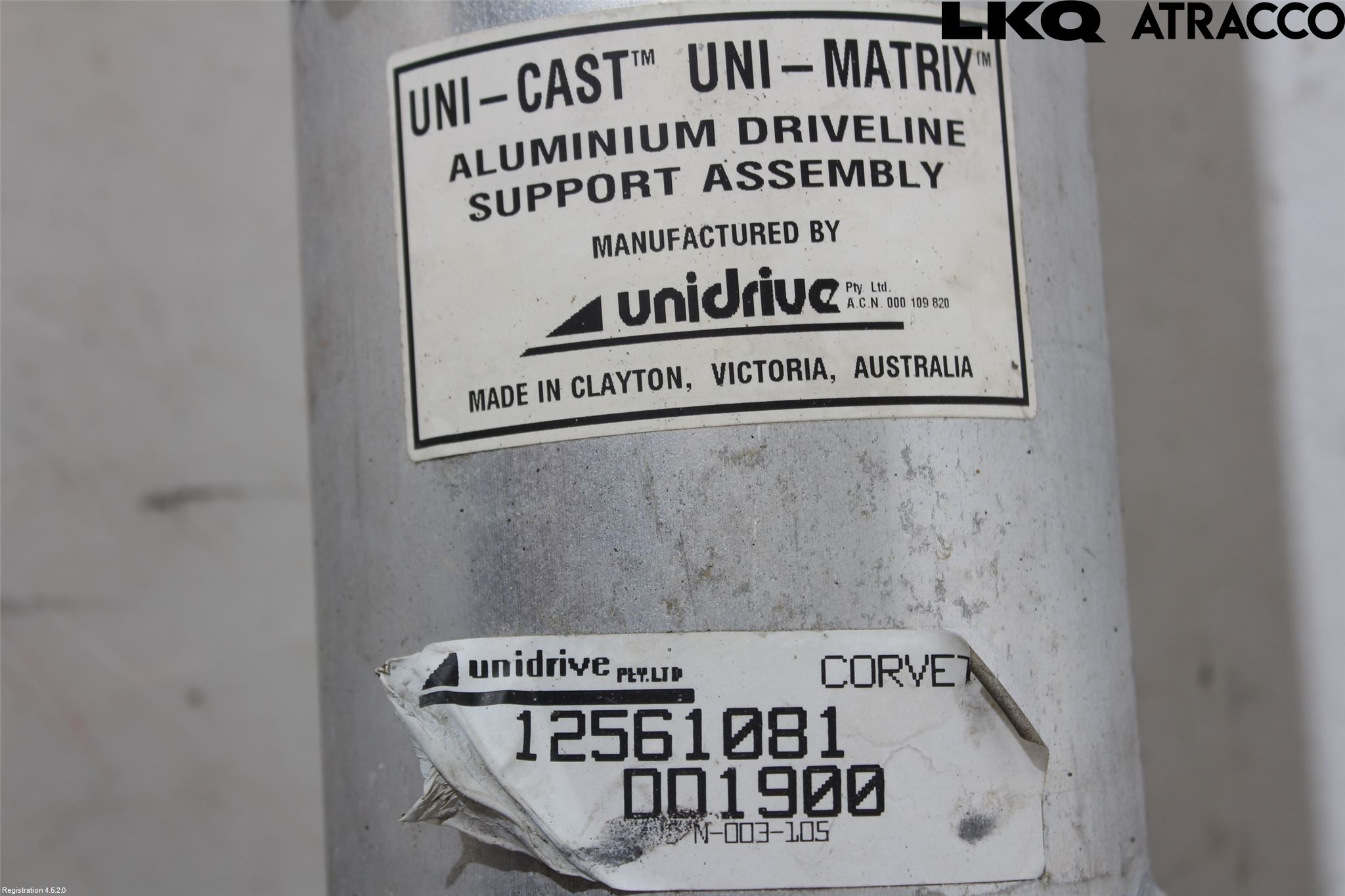 Chevrolet CORVETTE Mellanaxel Komp