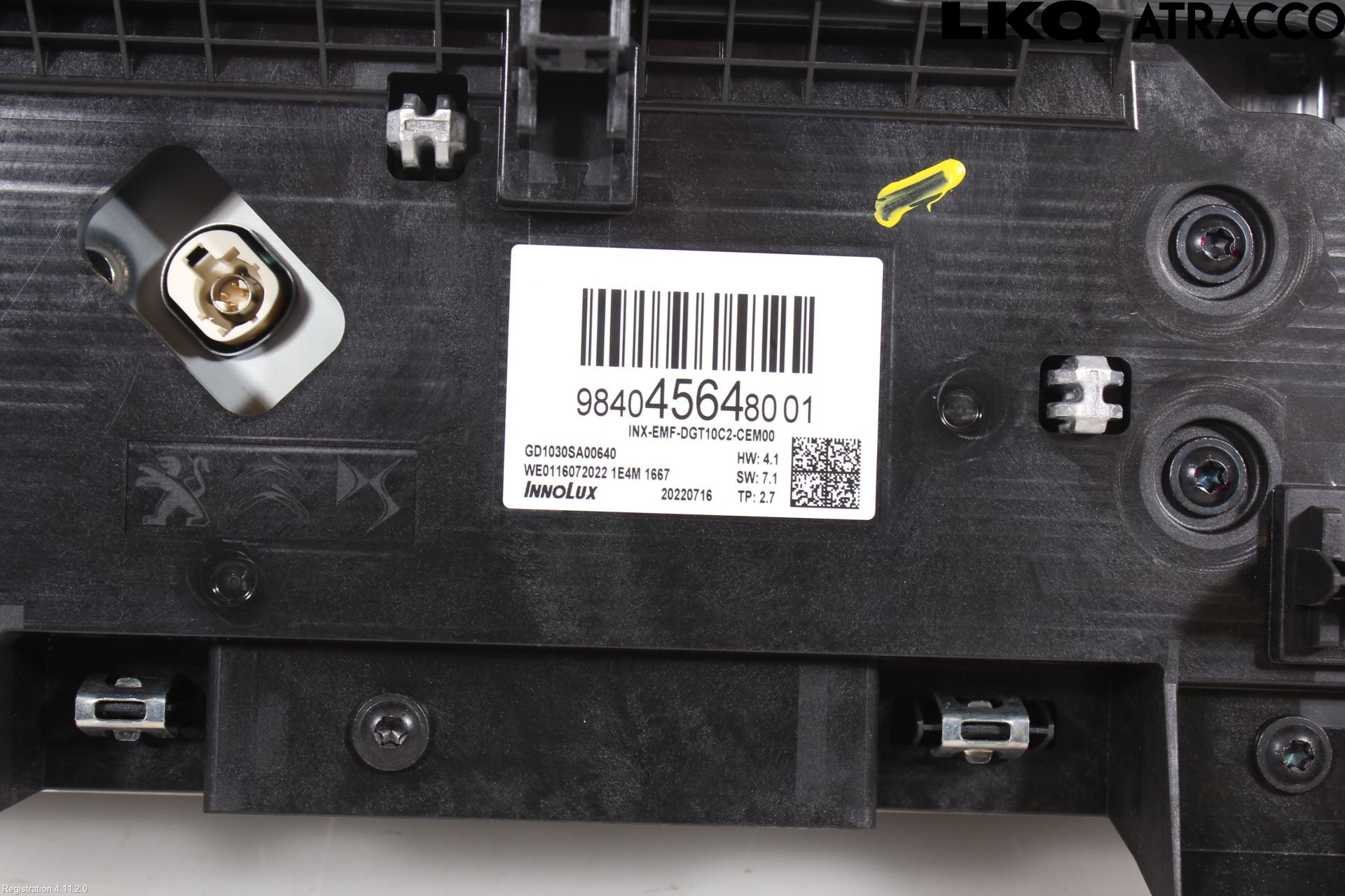 Citroen C4/E-C4 C4X/E-C4X III 21- Multifunktionsdisplay