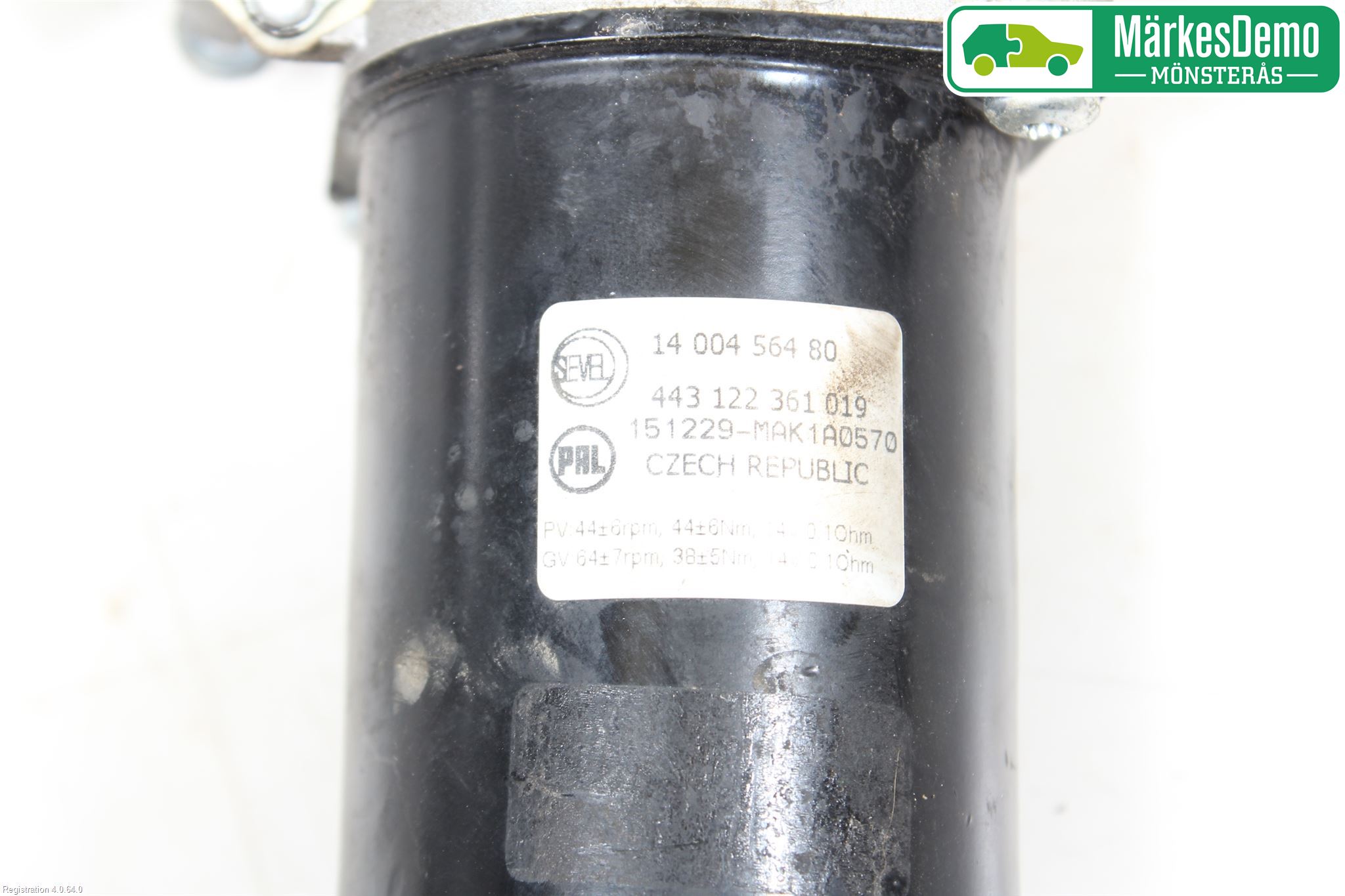 Peugeot EXPERT 15-16 Torkarmotor Vindruta