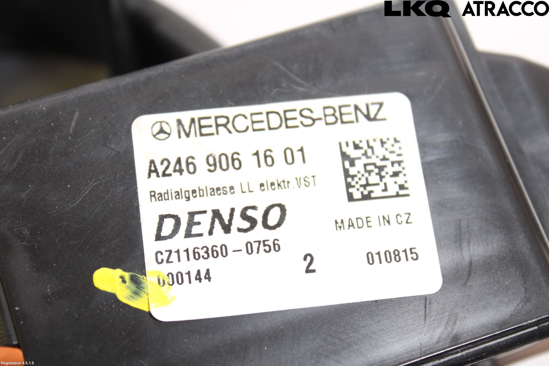 Mercedes-Benz MB CLA-KLASS (C117/X117) 13-19 Värmefläkt